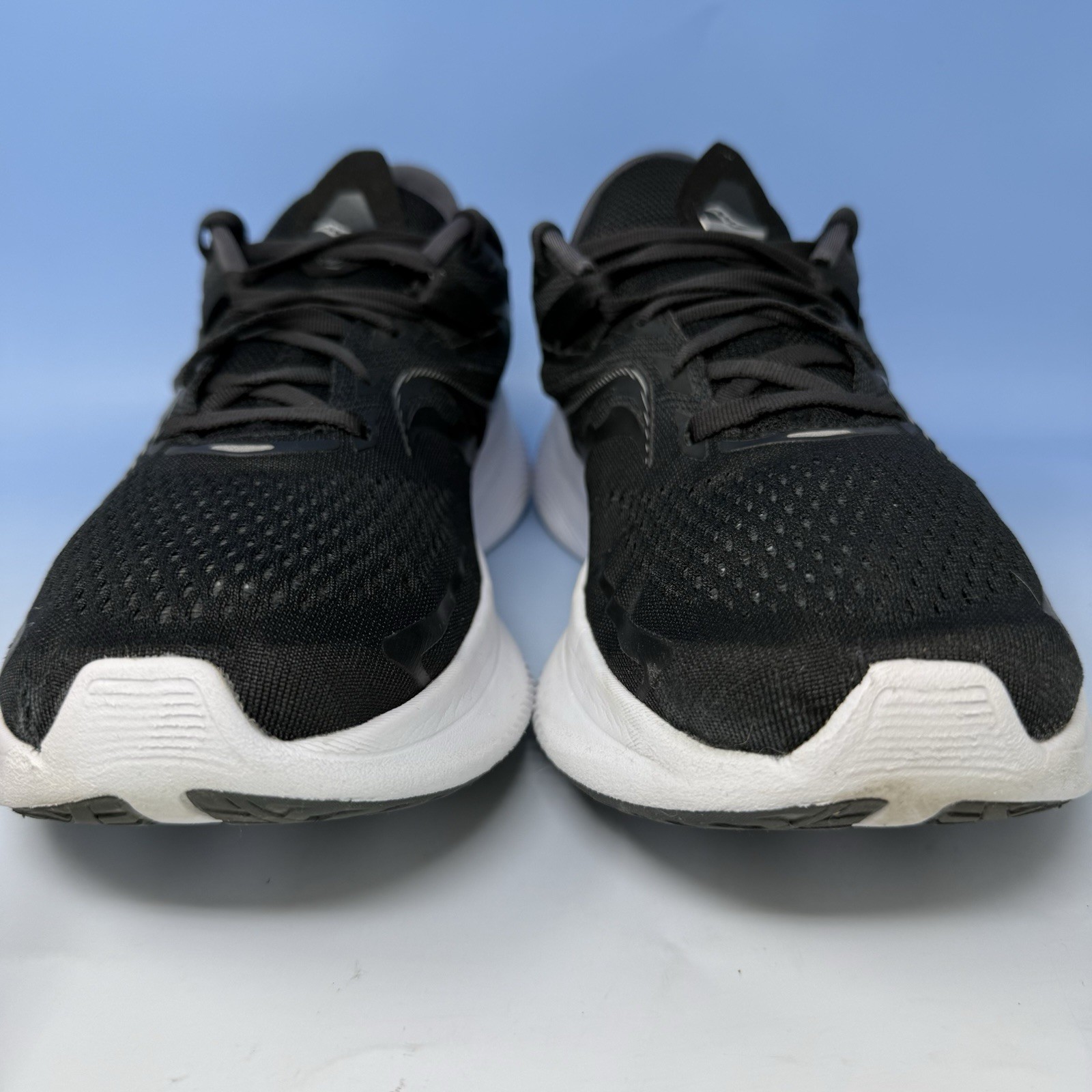 Saucony Ride 15 Men’s Sz 10.5 M Running Sneakers Shoes Black Trainers