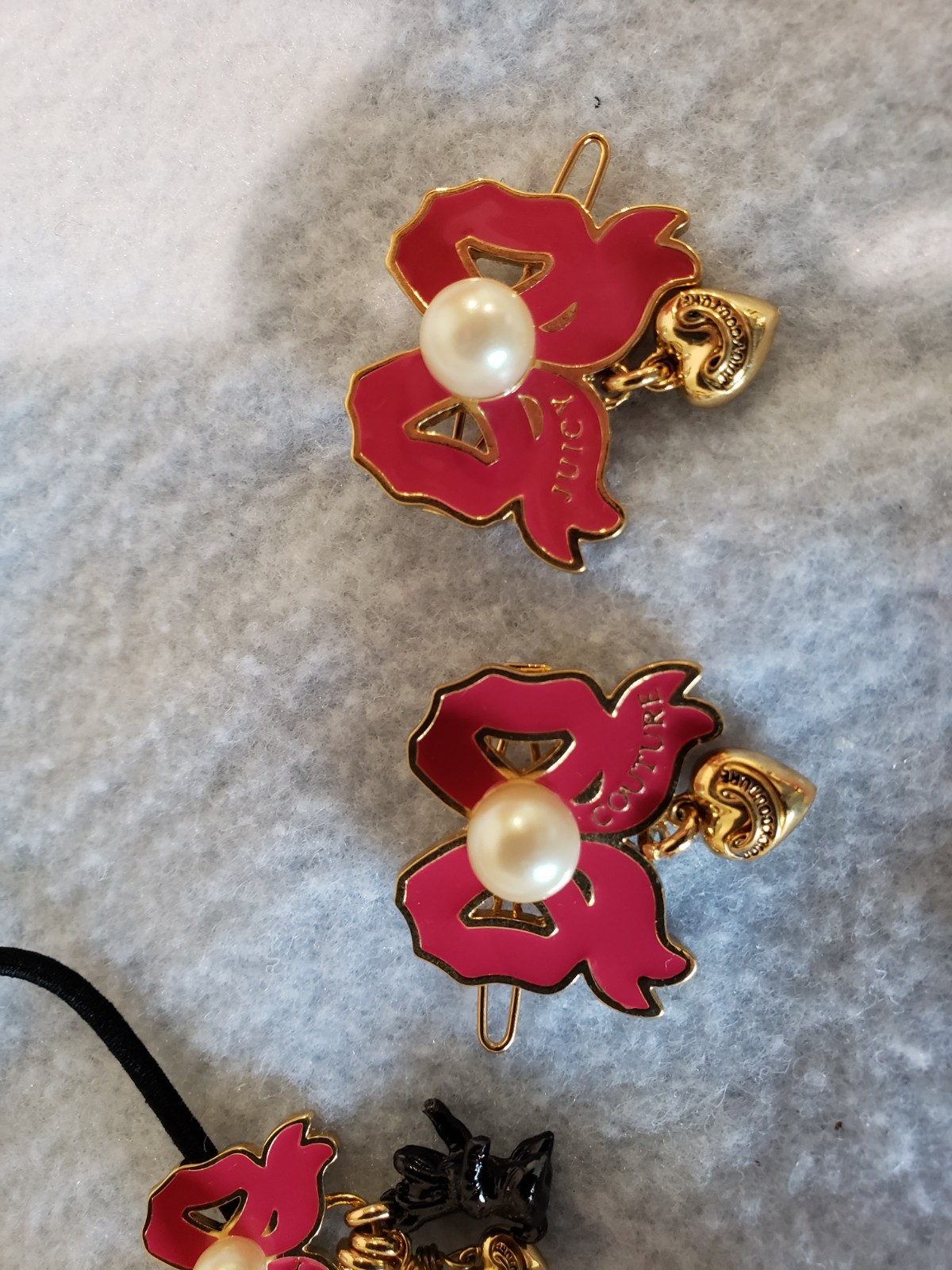 Juicy Couture ( RT $18) 6-Pc Hair accessories Pink Gift Set* NWT *