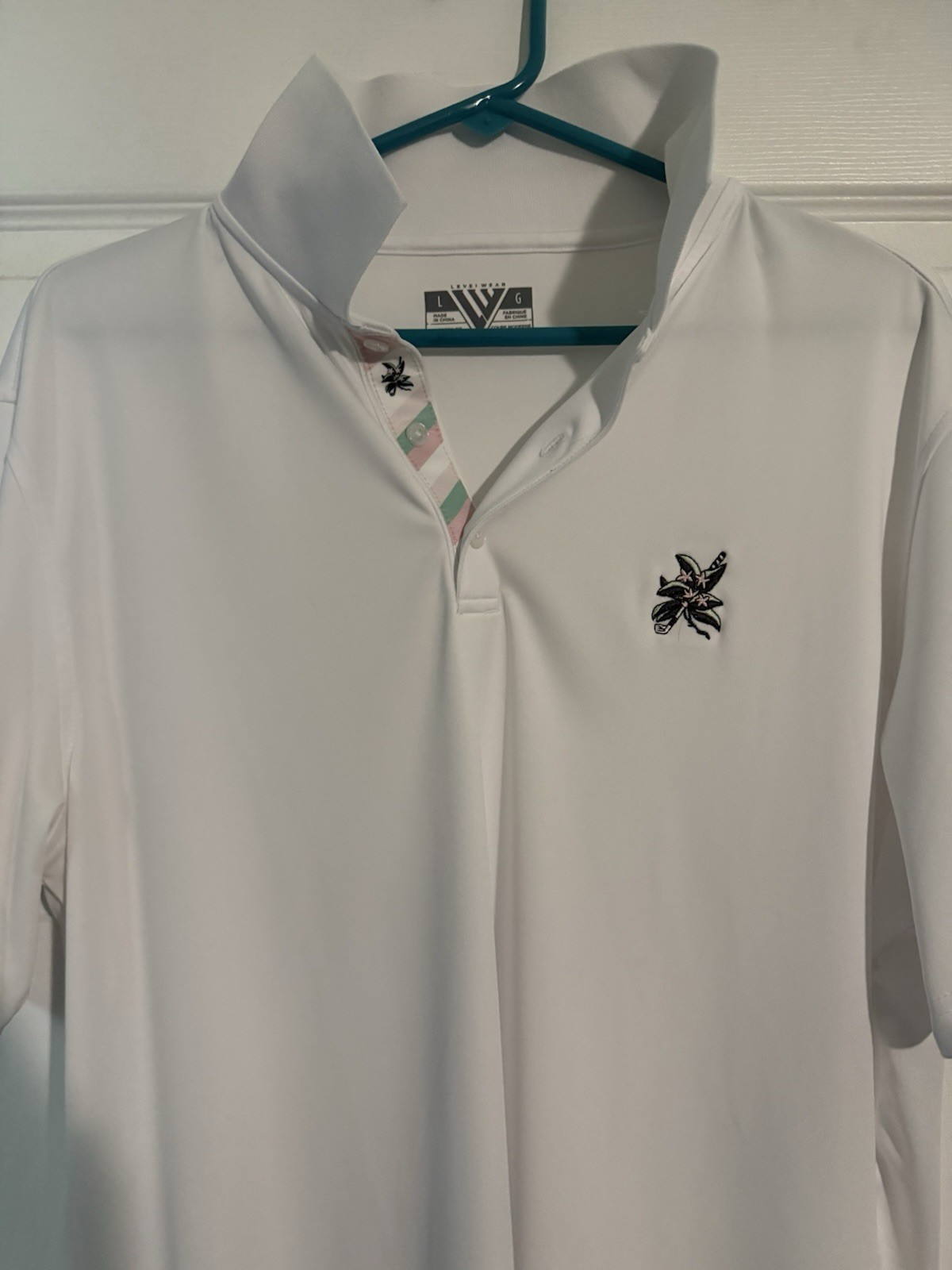 Laurel Valley Golf Club Polo Size – Large Color- White Level Wear