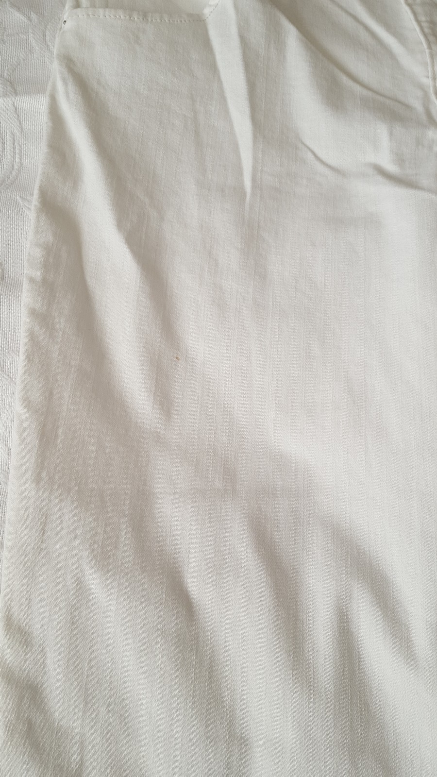 Calvin Klein Cropped Boyfriend Jeans White Size 33 New R027