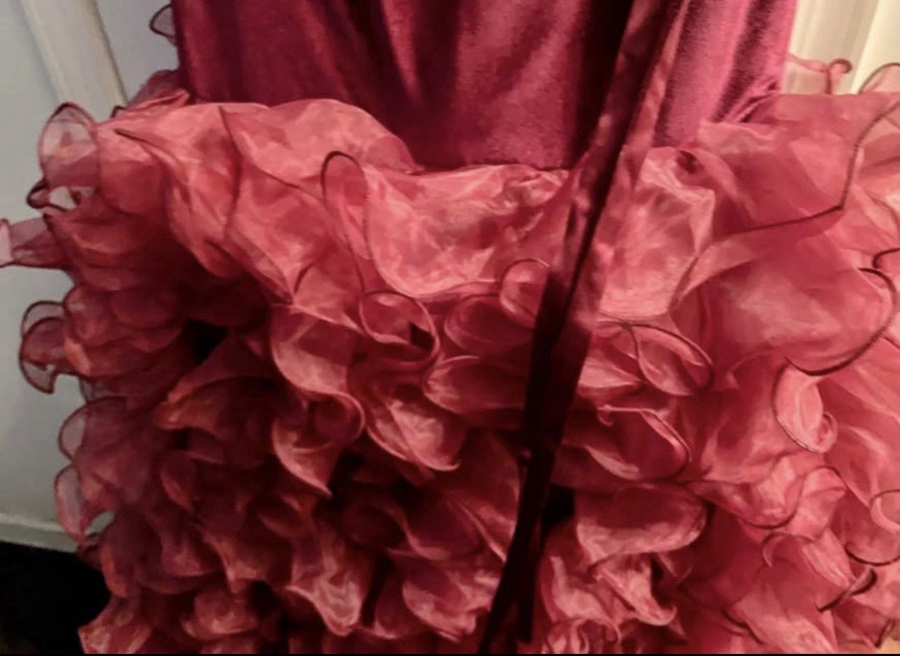Burgundy Formal Mermaid Dress