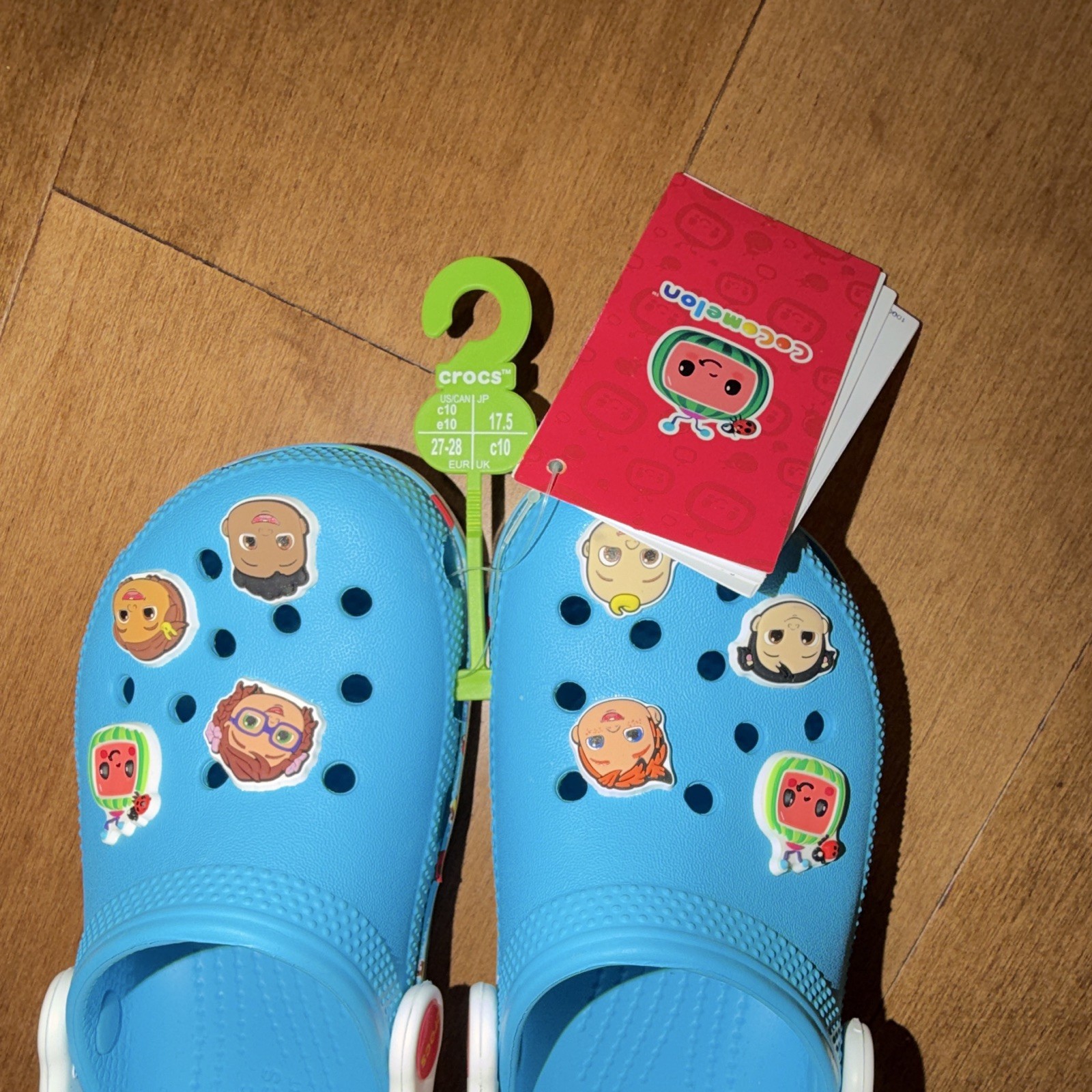Crocs Cocomelon Kids Classic Clog Blue C10 US Kids 10 EU 27 to 28 New Tags