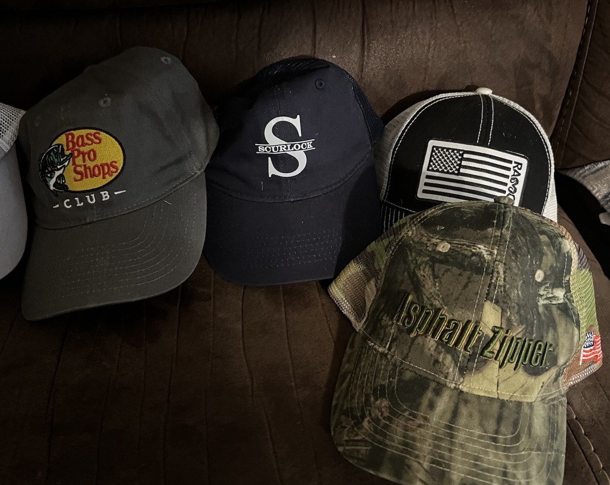 John Deere, Bass Pro Shop, And More. Expensive Caps In Great Condition.