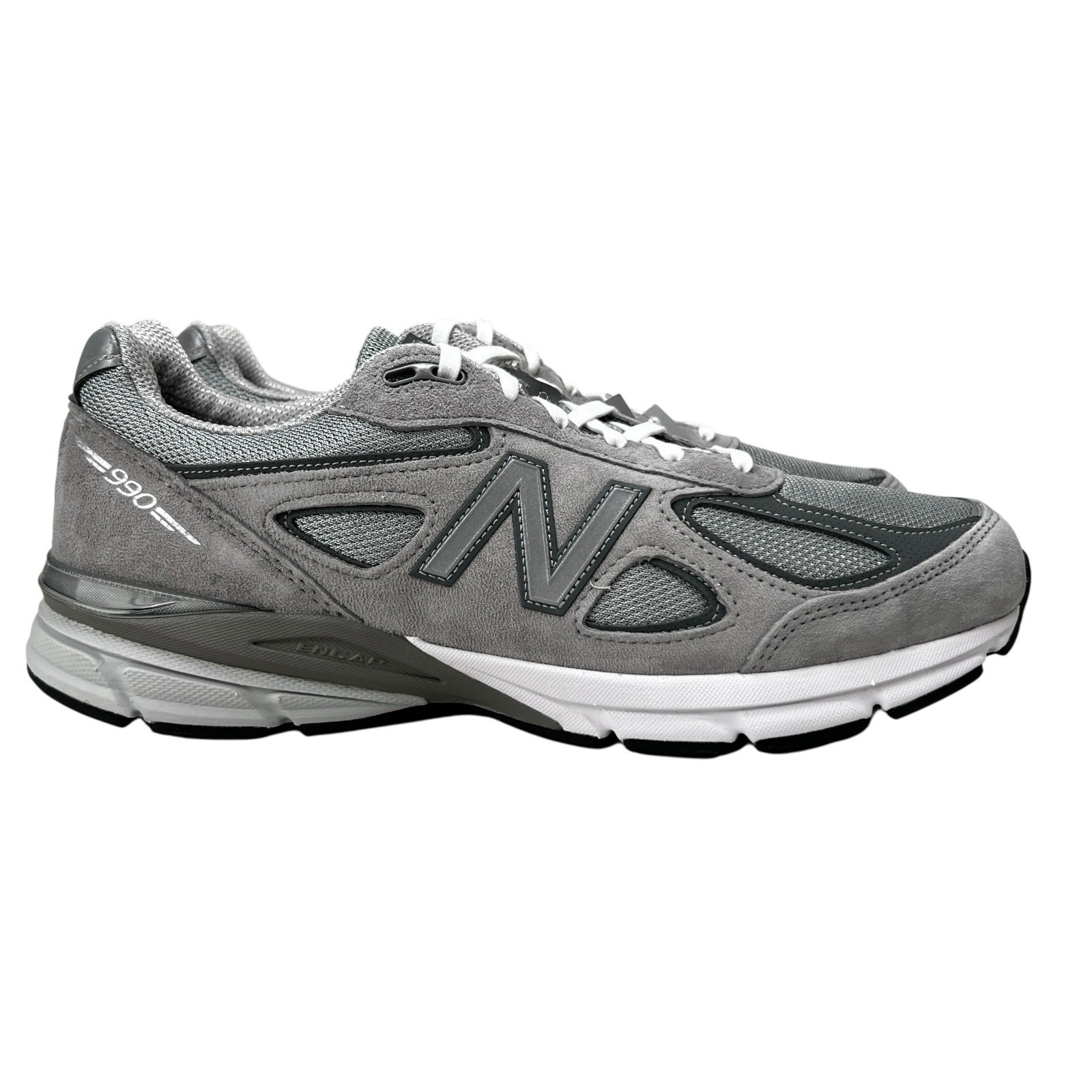 New Balance 990 V4 Grey Silver Lifestyle Made In USA Shoes U990GR4 Men’s Sz 12 D