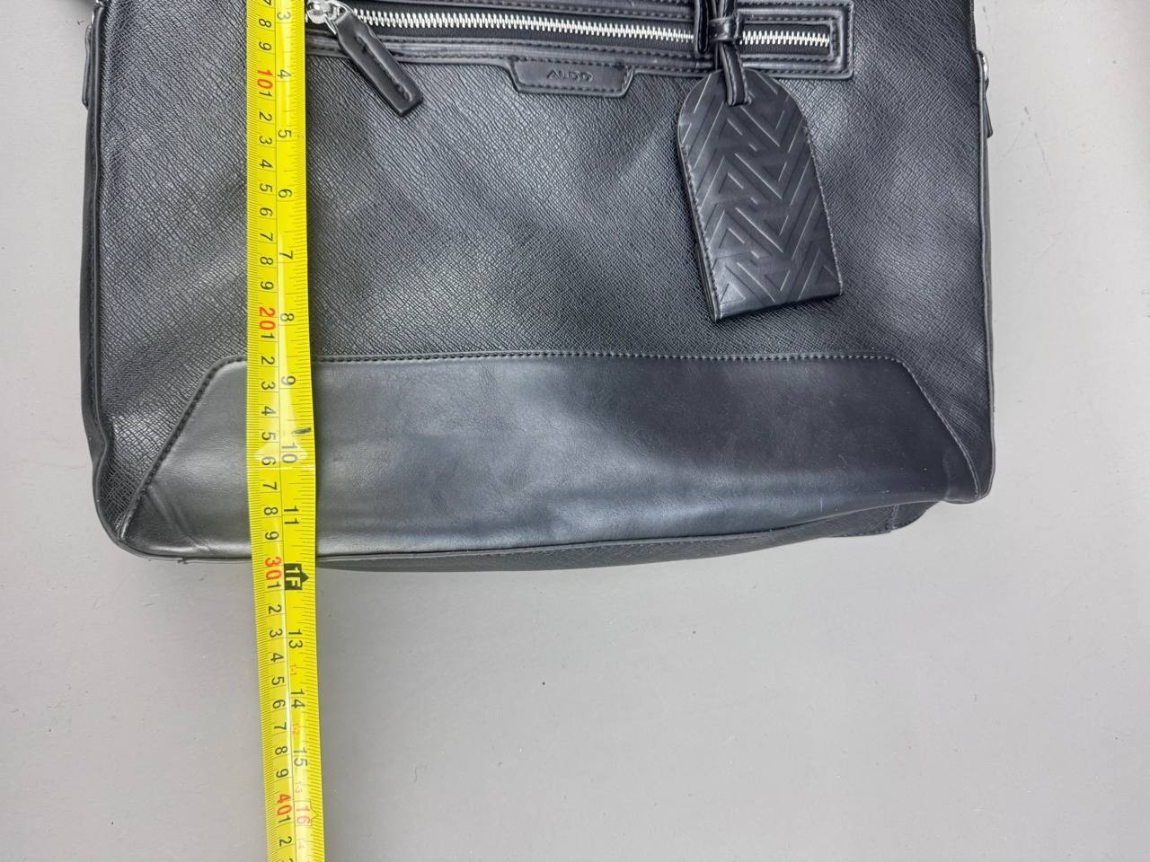 ALDO Nisperillo Shoulder 15″ Laptop Bag Faux Leather Black