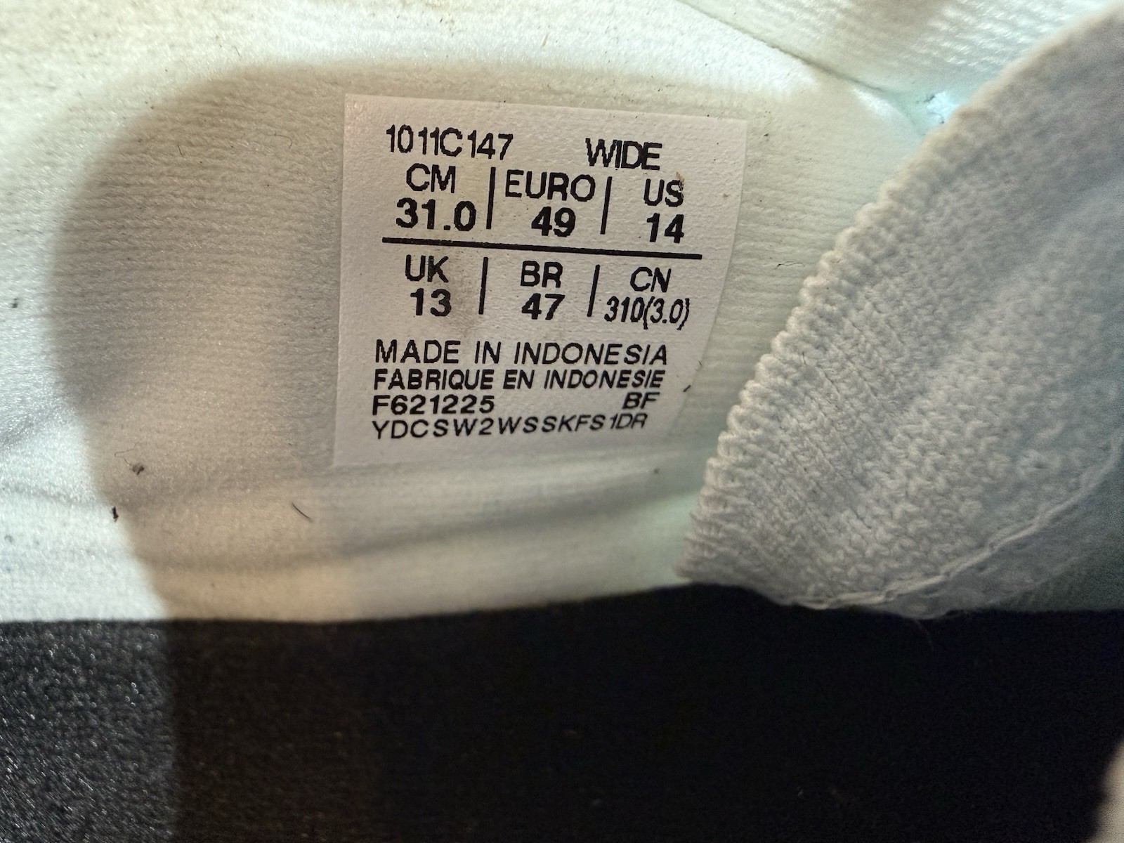 Asics Gel-Cumulus 28 Mens Size 14 Wide White Blue Athletic Running Shoes ⚡️