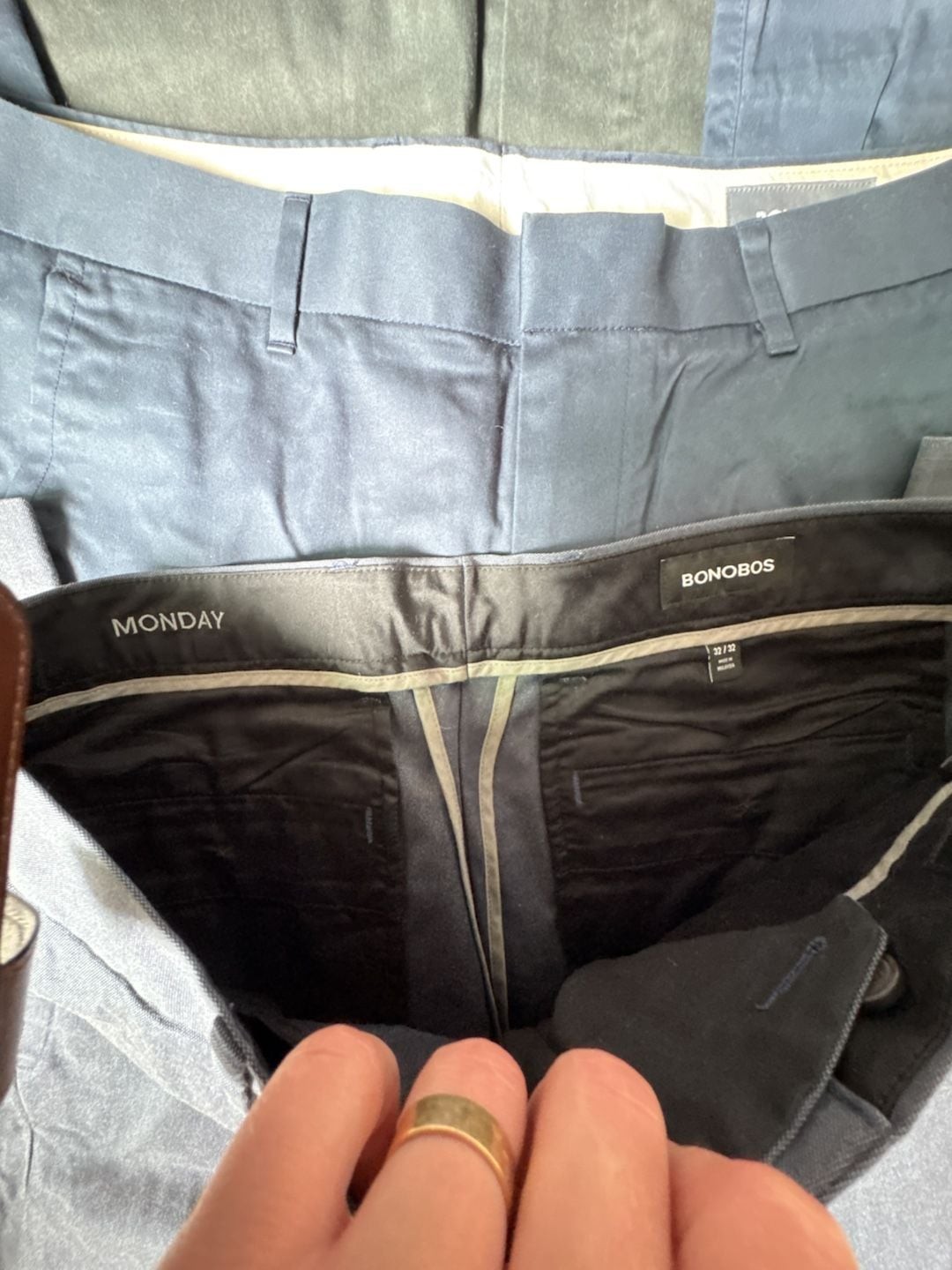 Bonobos Tailored Fit Chino Pants Lot of 5 Pairs 32×32 & 32×30