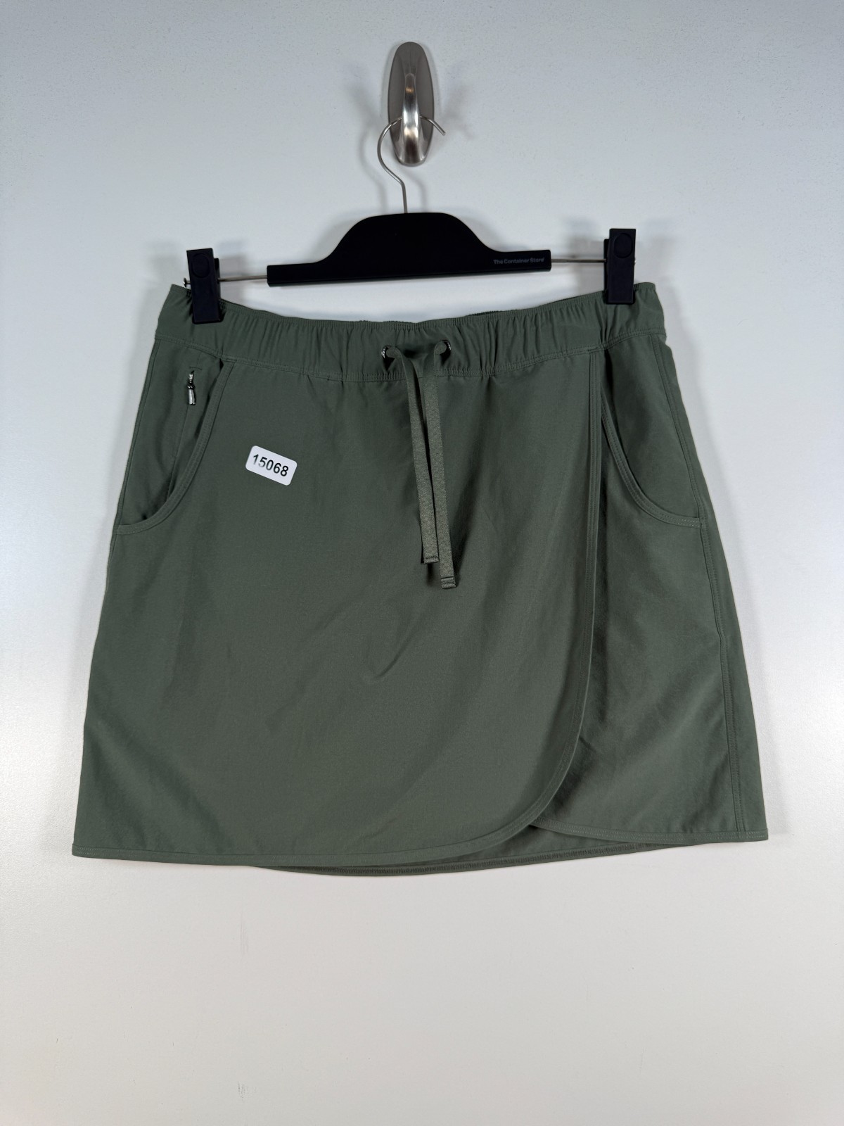 Patagonia Womens Fleetwith Skort Outdoor Golf Tennis Athleisure Green Sz M 15×16