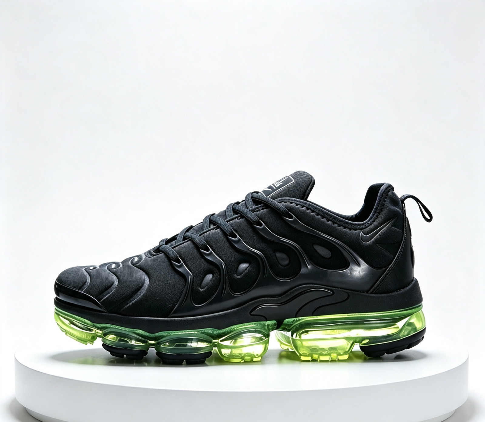 Nike VaporMax Plus Black‑Volt‑Green TN Retro Men Casual Running Shoes