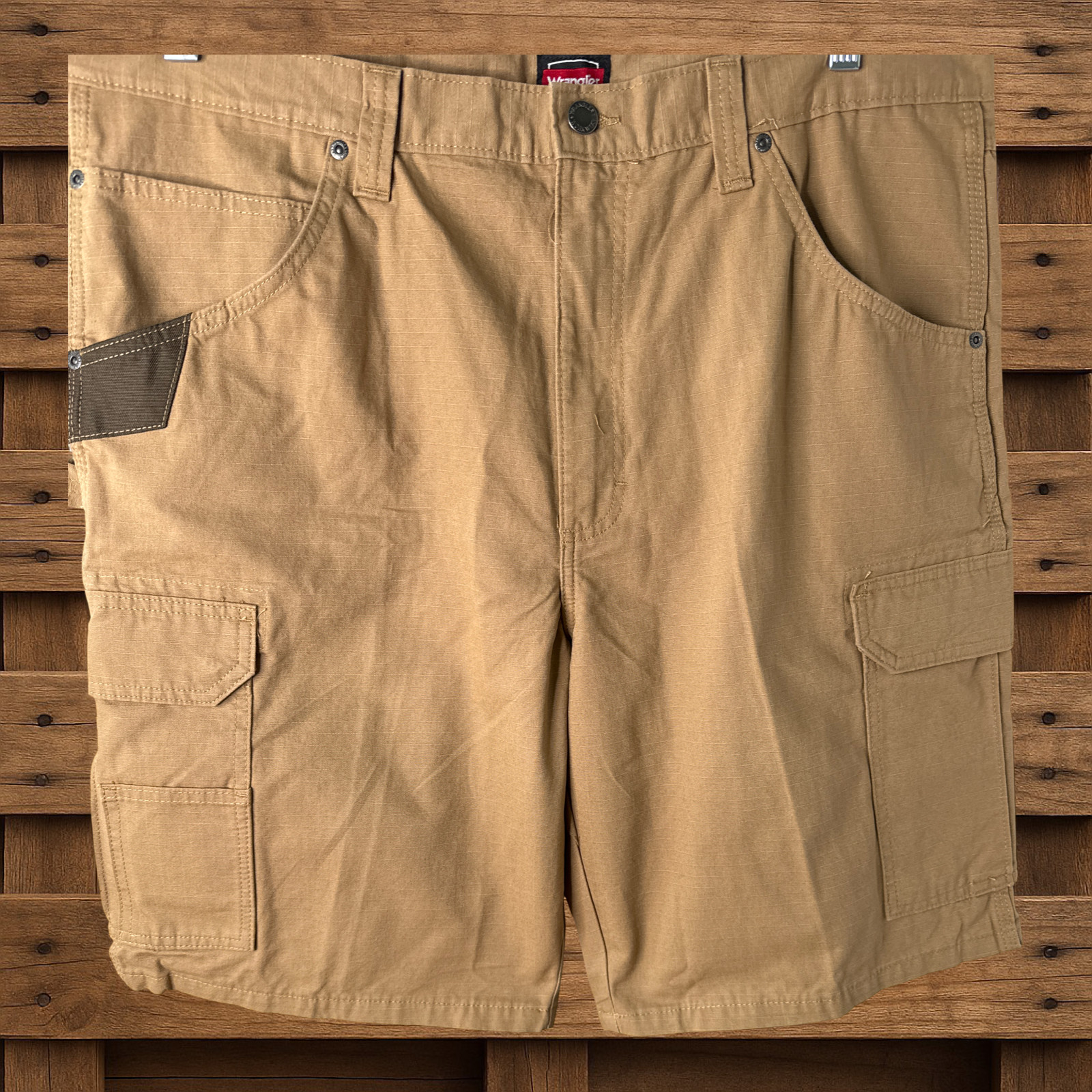 Wrangler WorkWear Ranger Relaxed Fit SZ 34 Stretch,Multi-Pocket Durable Rawhide
