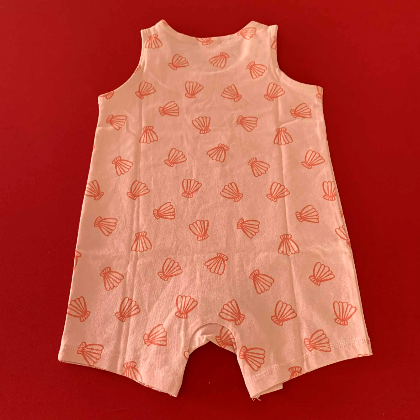 Hanna Andersson Pink Cotton Shortie Romper. Size 12–18 Months, 75 cm