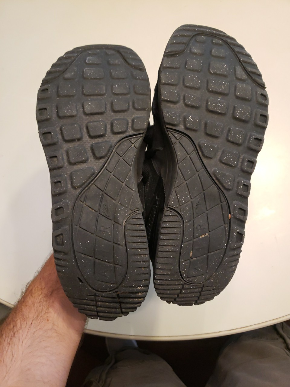 Nike Air Max SYSTM Mens Triple Black Running Shoes DM9537-004 Size 7