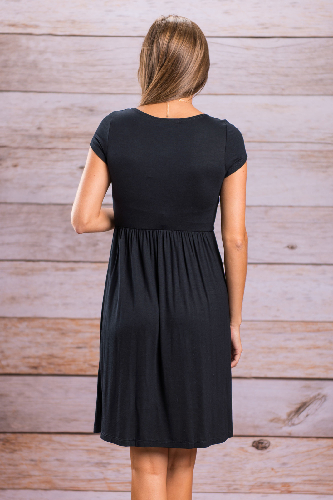 Women’s Short Sleeve Loose Tops Grey Casual Home Clothes Round Neck Soft Dress
