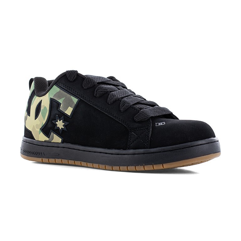 DC COURT GRAFFIK WORK MEN’S BLACK CAMO/GUM SHOE BOOTS DC60105 – ALL SIZES – NEW