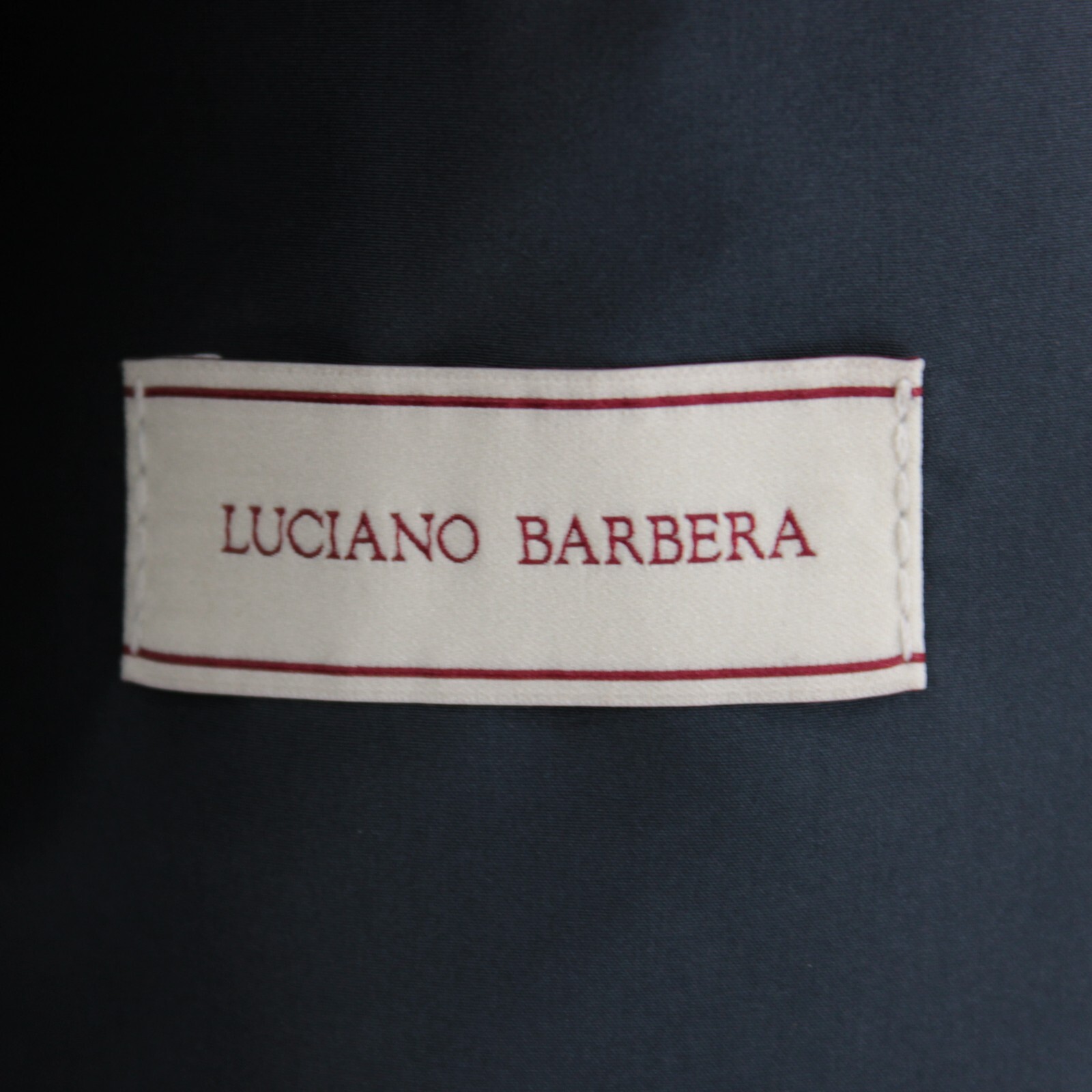 Luciano Barbera NWD 100% Polyester Quilted Jacket Size 50 (40 US) In Solid Blue