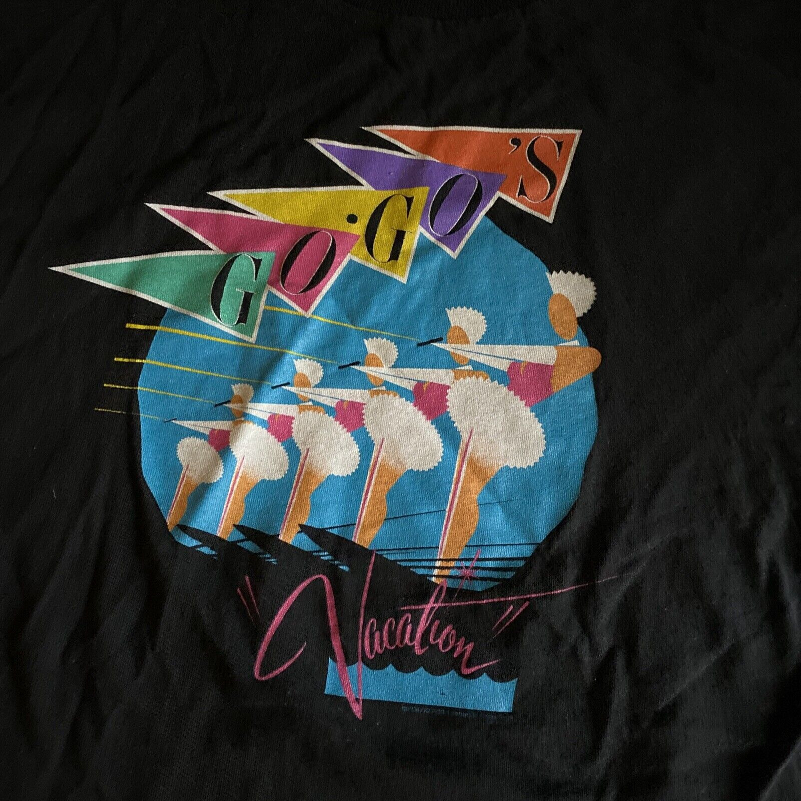 New Popular The Go-Go’s Black T-Shirt Cotton Full Size S-5XL BL616