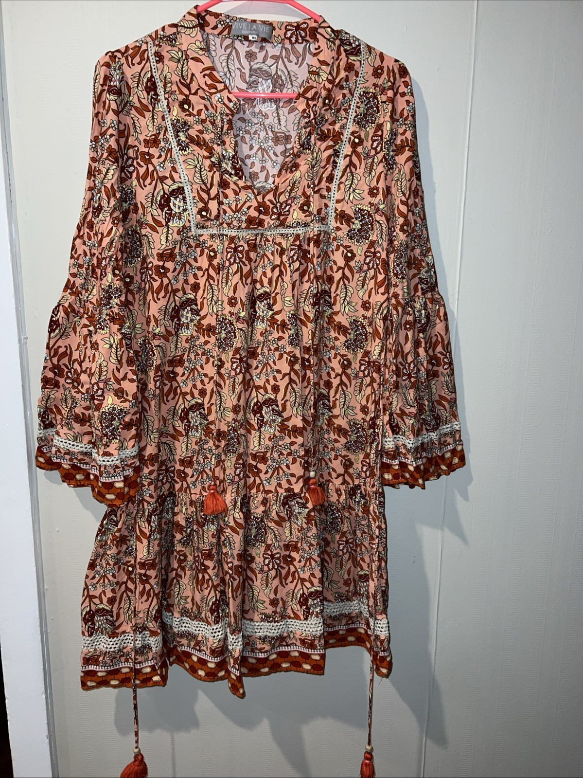 Women’s Boho Floral Dress Size M/L