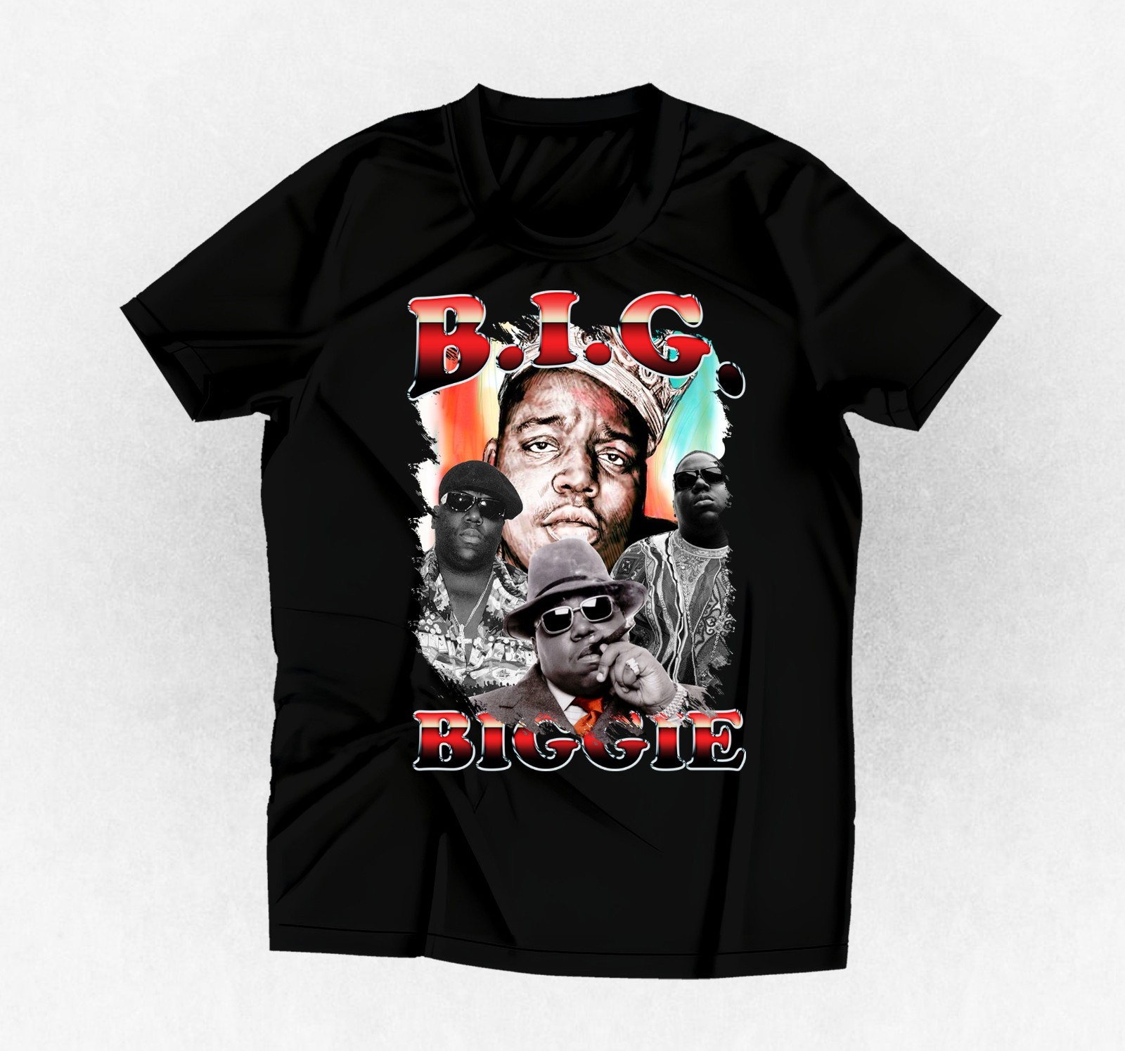 Rapper Biggie graphic t-shirt black or any color and size you choose