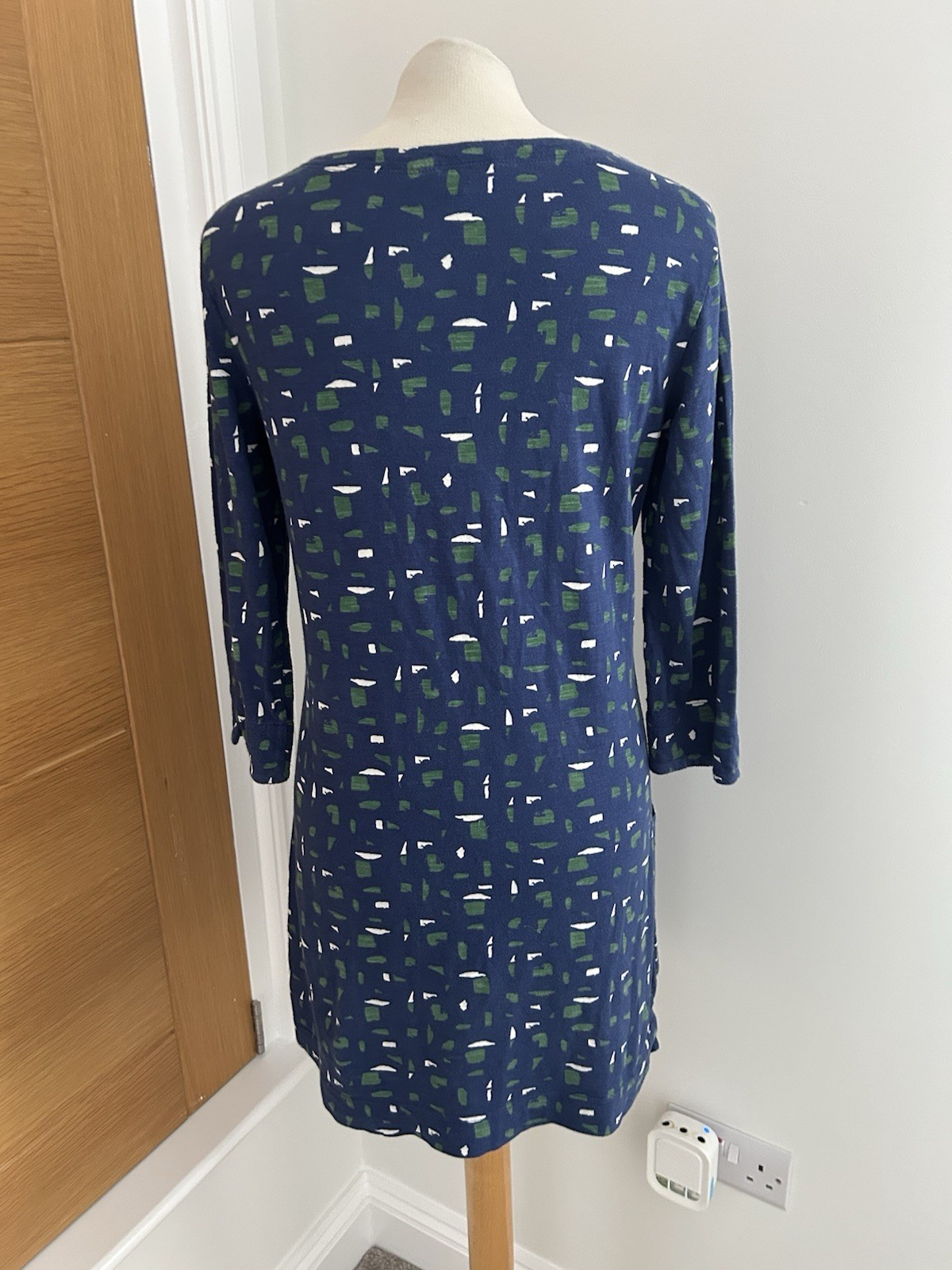 Seasalt Cape Cornwall Blue Shape Collage Tunic Size Uk 8