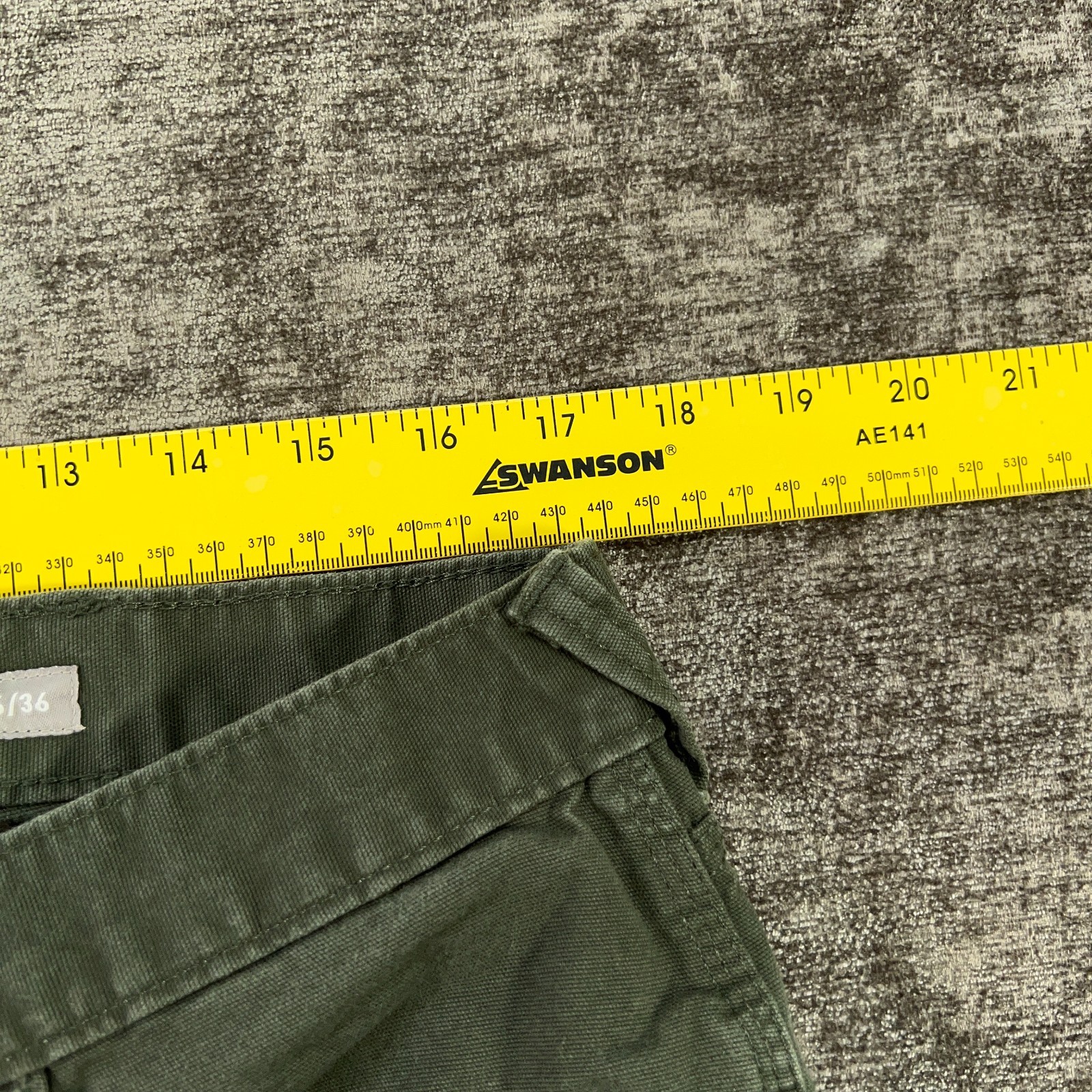 Ariat Rebar M4 Pants Mens 34×29 Green Canvas Relaxed Straight Stretch Work Wear