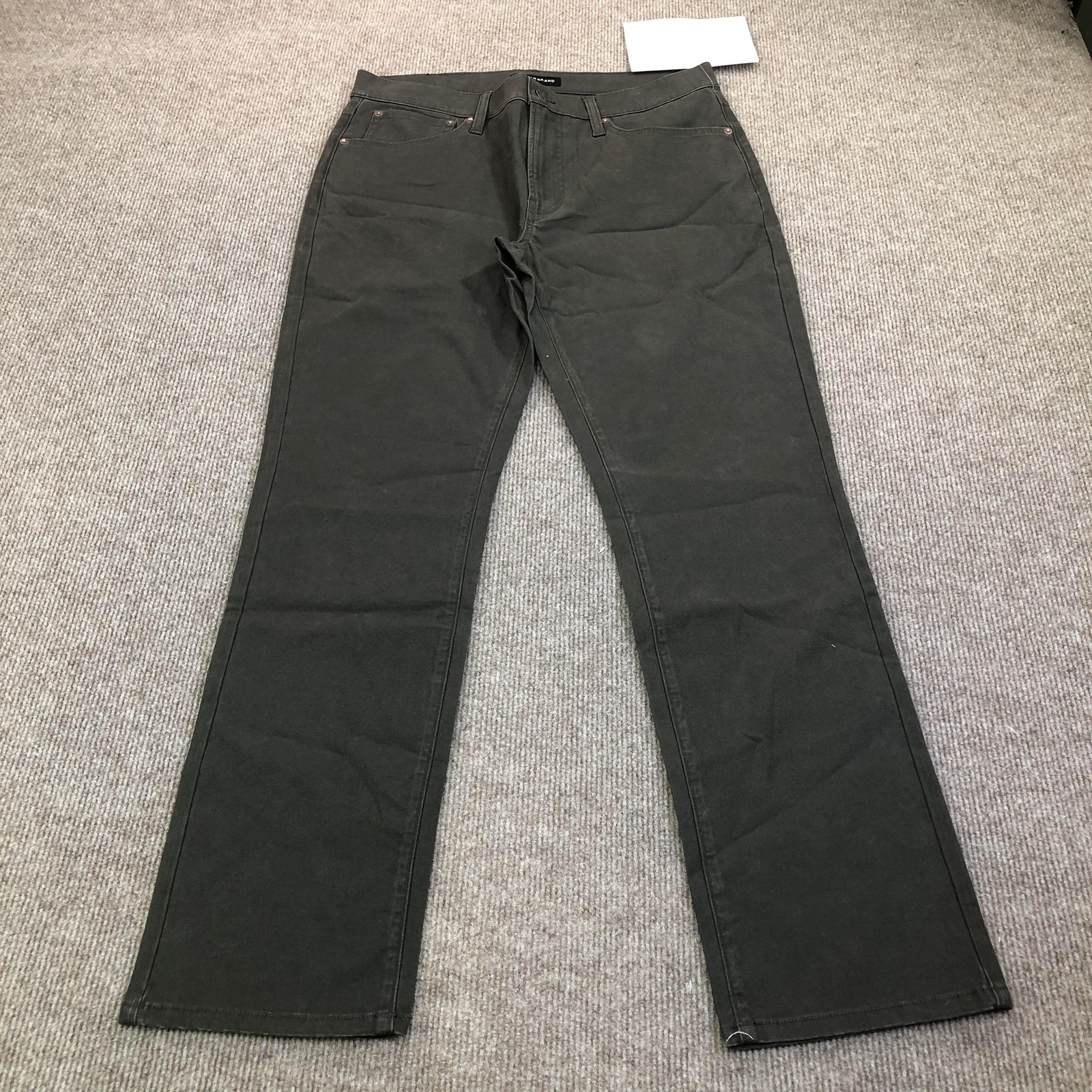 Lucky Brand 223 Straight Jeans Mens 32×32 Gray Dark Wash Denim Casual Pants