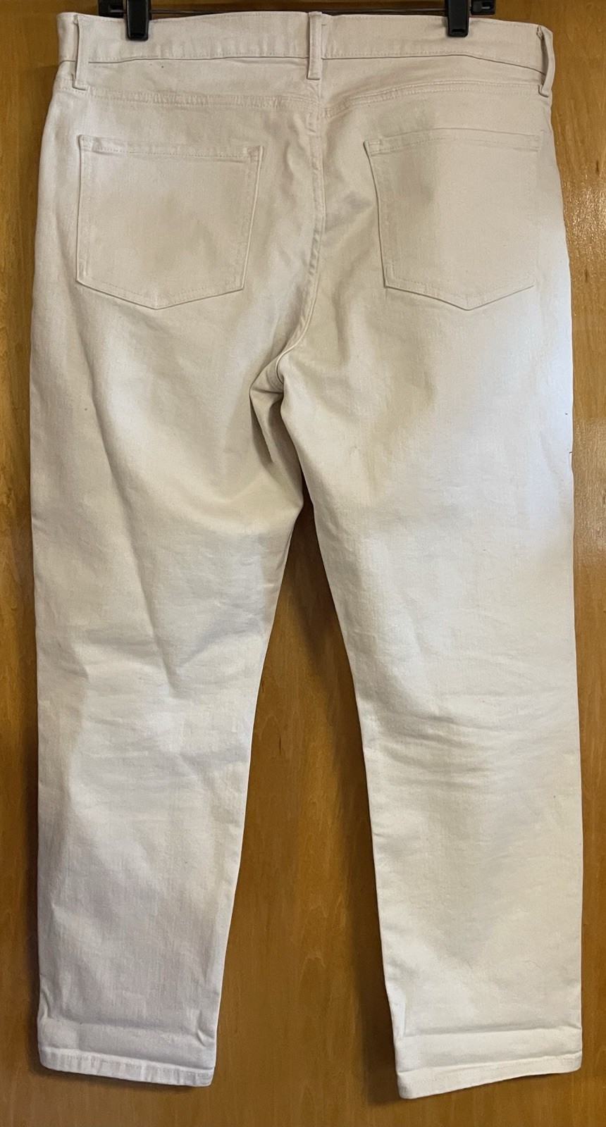 BANANA REPUBLIC, GIRLFRIEND Mid-Rise 32/14 Cream Off White Jeans, NWOT