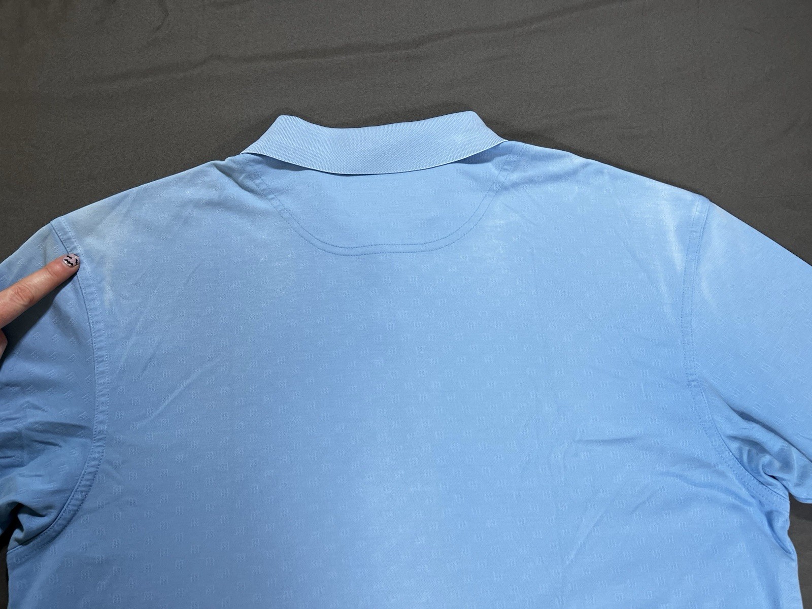 Cutter & Buck Blue Polo Shirt CB DryTec Men Size XL – NanoTex Fabric
