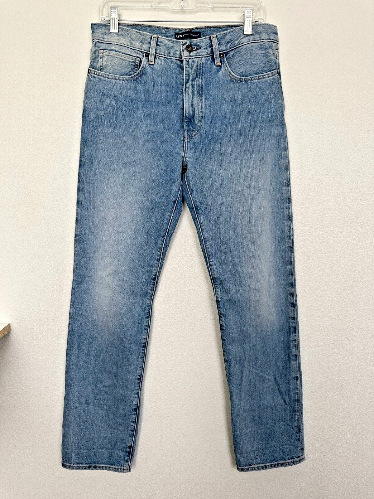 Levi’s Made & Crafted Arrow Jeans Embroidered Light Wash Straight Leg Women’s 27