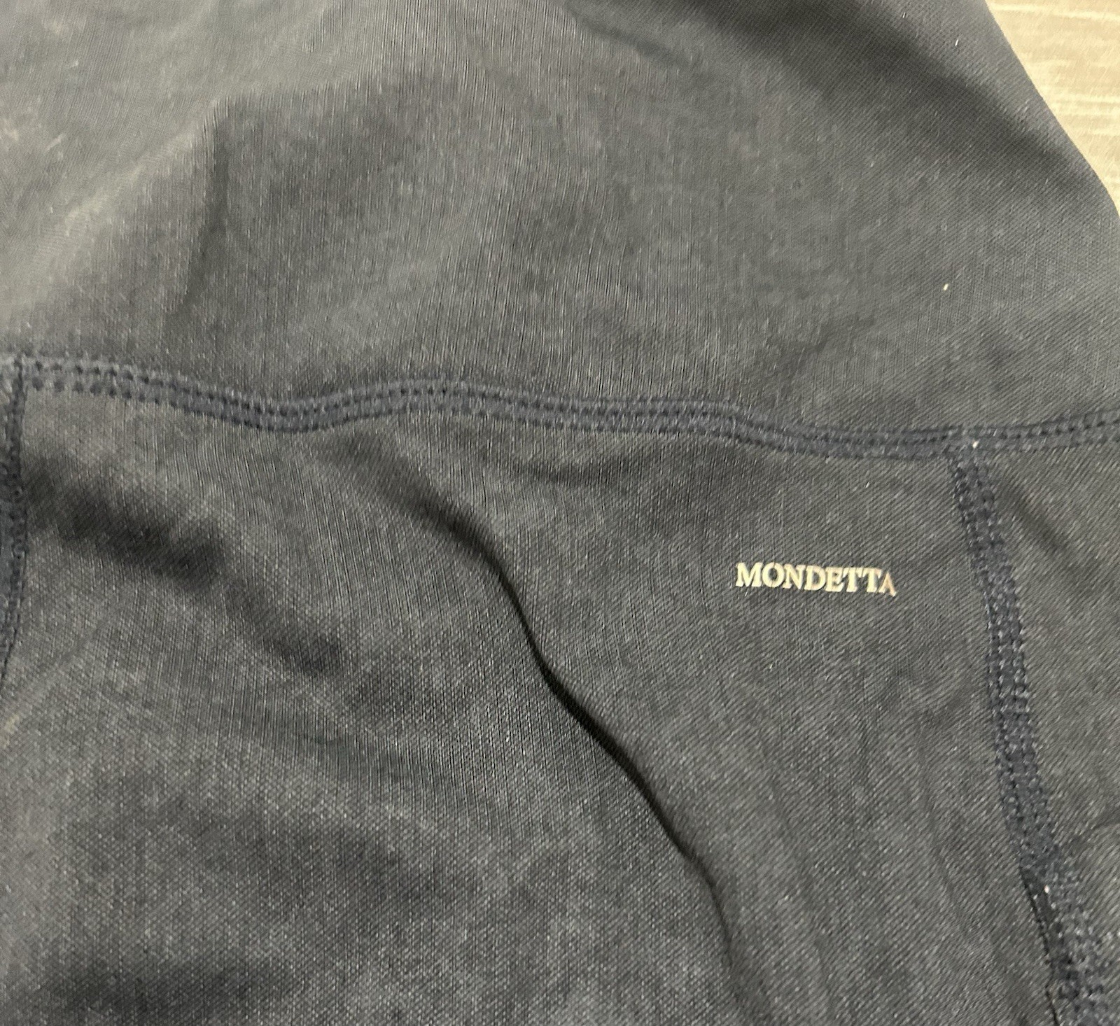 Mondetta Women’s Black Performance Luxury High Waisted Leggings w/ Pockets Med.