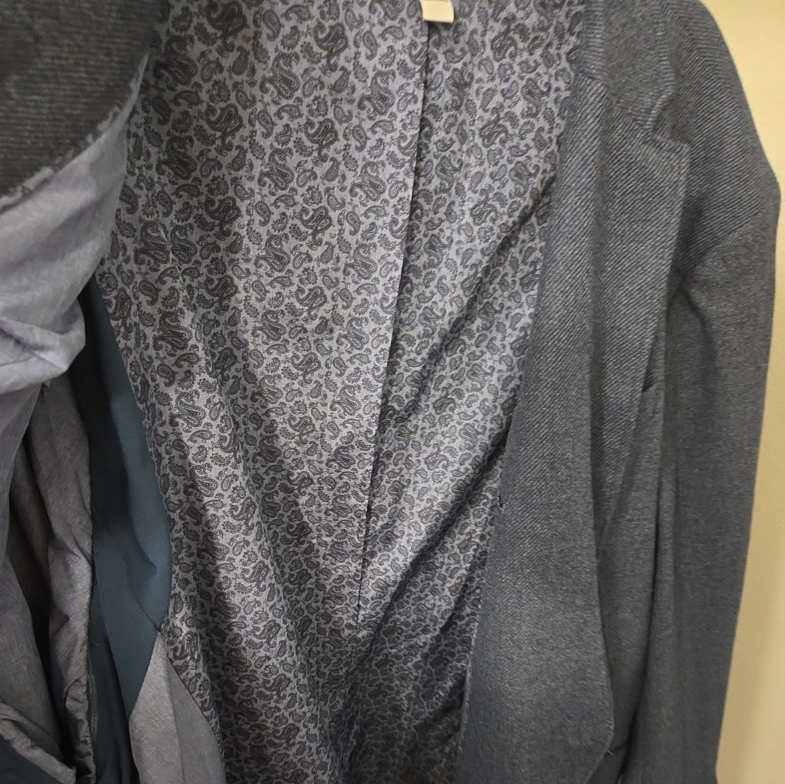 Joseph Abboud Wool Blazer Men 4XL Sport Coat Jacket (RN 77219) Blue