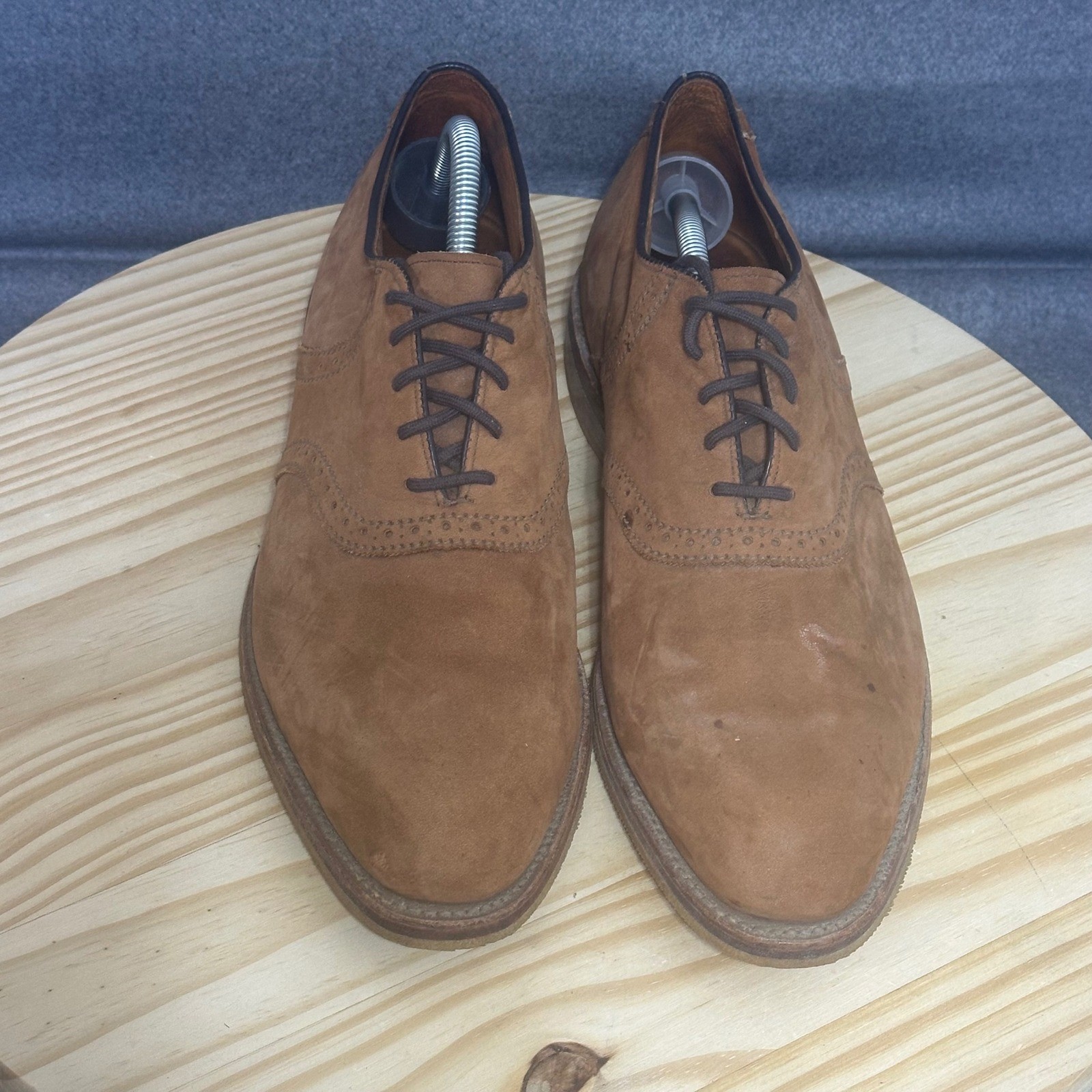 Florsheim Imperial Aristocraft Longwing 10D Brown Made in USA Leather
