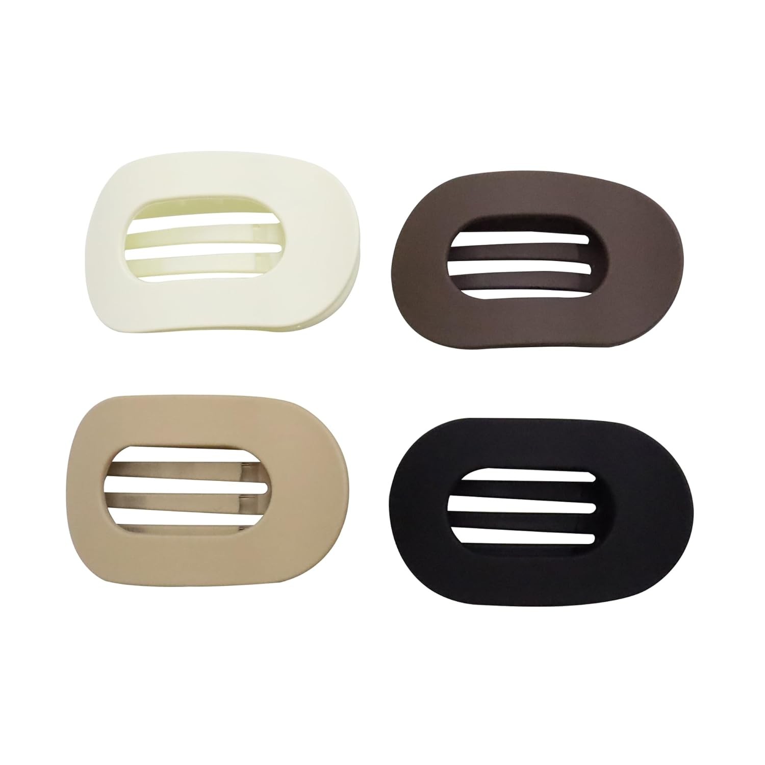 4 Pcs Flat Hair Claw Clips for Women French Clip for Women Thin and Thick Hair