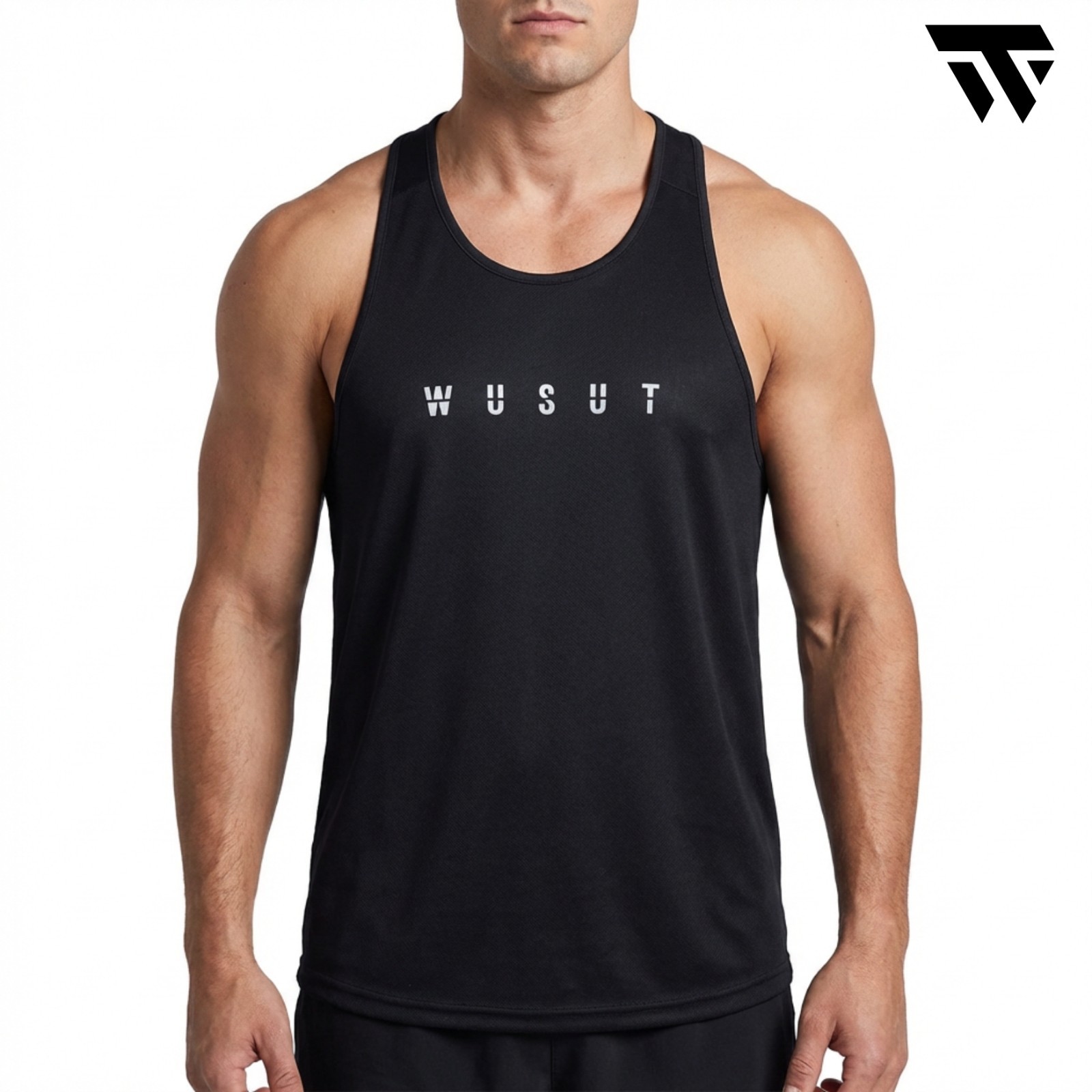 Men s Gym Stringer Tank Top Sleeveless Bodybuilding Muscle Workout Shirts