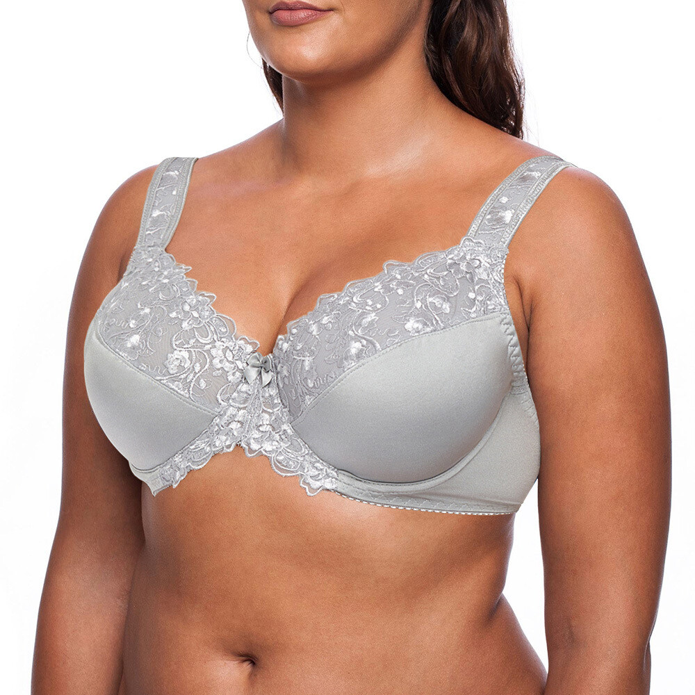 Women’s Full Coverage Underwire Bra Lace Plus Size Bralette 32-54C D DD DDD GHIJ