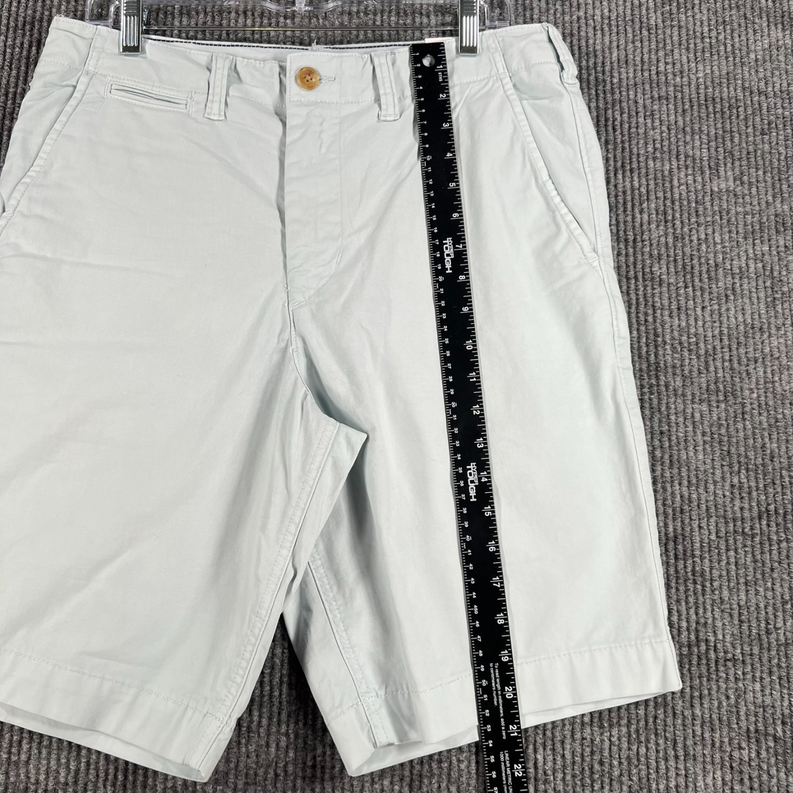 American Eagle Shorts Mens Size 31 Gray Chino Next Level Flex Casual New