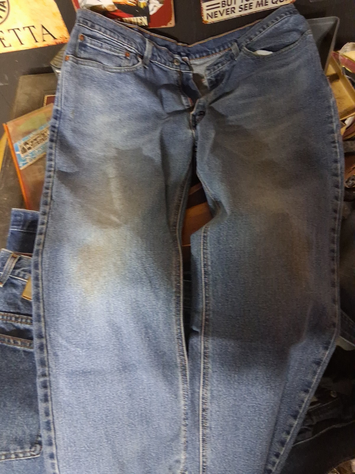 Levi’s 541 Athletic Taper Fit Jeans Red Tab Stonewash 36×30