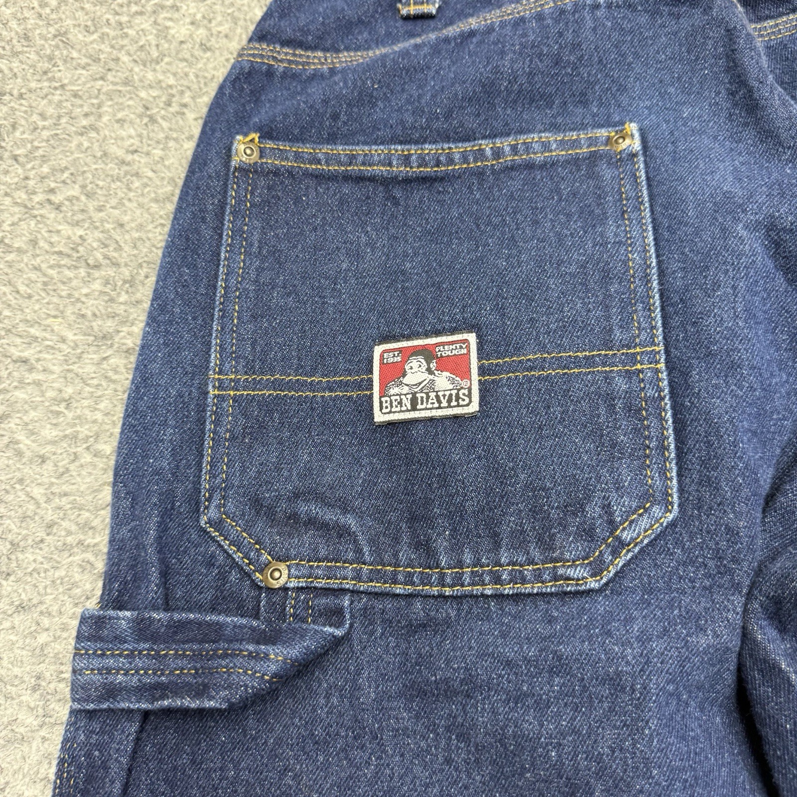 Ben Davis Men’s Carpenter Jeans Blue Work Pants