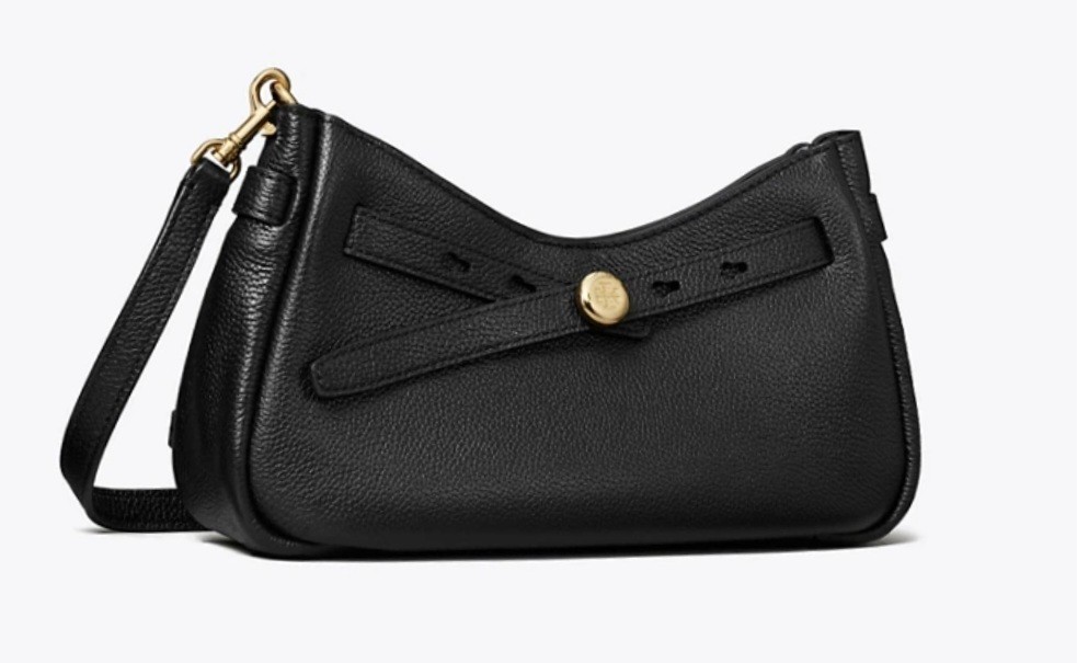 Tory Burch Romy Zip Top Crossbody. Black . Style# 179955