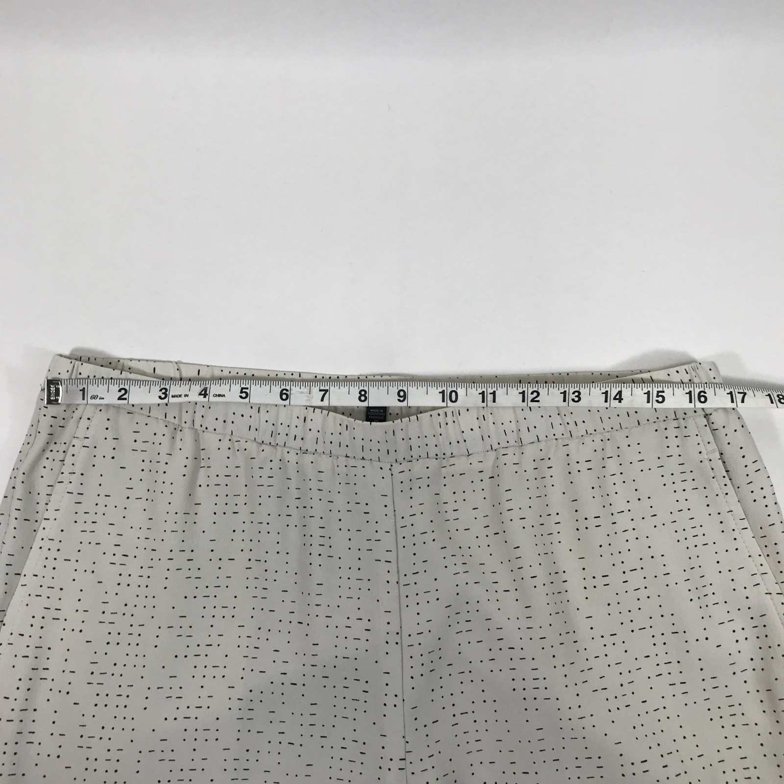 Eileen Fisher Morse Code Tencel Viscose Slouchy Ankle Pant Women’s Medium Casual