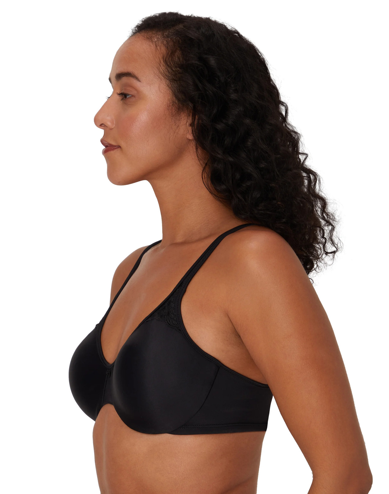 Bali Underwire Bra One Smooth U Ultra Light Illusion Neckline Convertible Women
