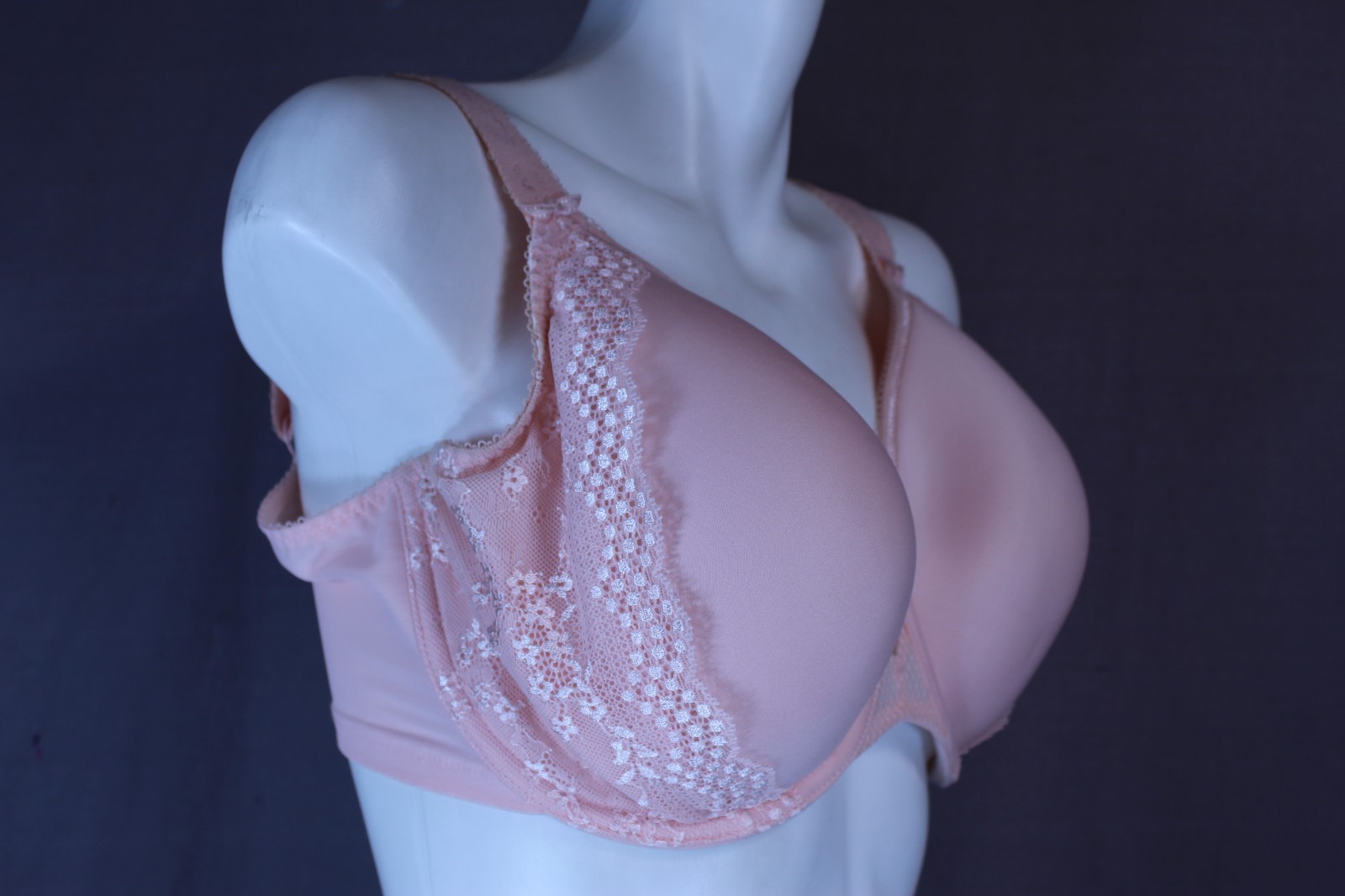 Elomi Charley Underwire Lined Spacer T-Shirt Bra EL4383 Size USA 36K rose