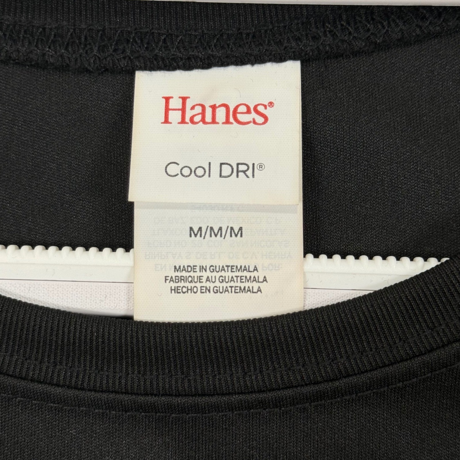 NEW Hanes Mens M Cool DRI Performance T-Shirts Black Moisture Wicking Gym 3 pack