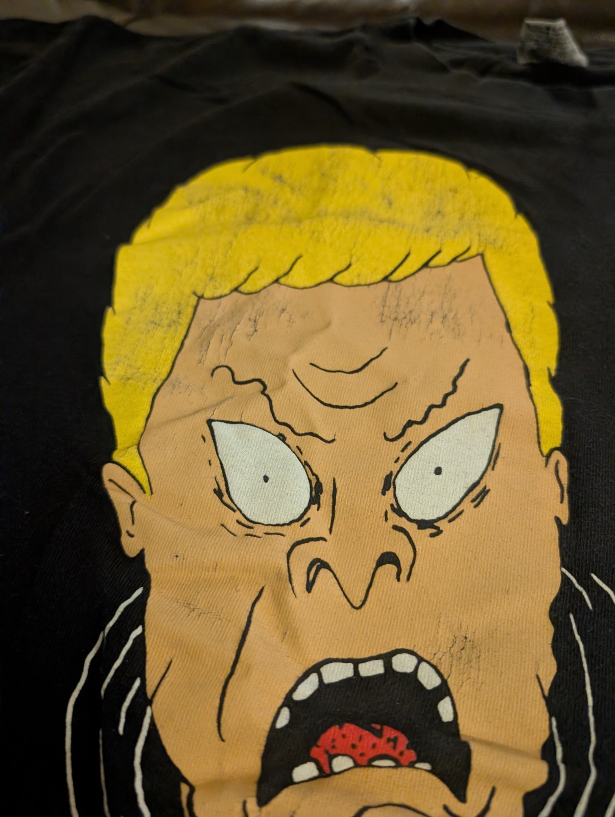 Vintage 1993 Beavis and Butt-Head MTV Stanley Desantis T-Shirt Black