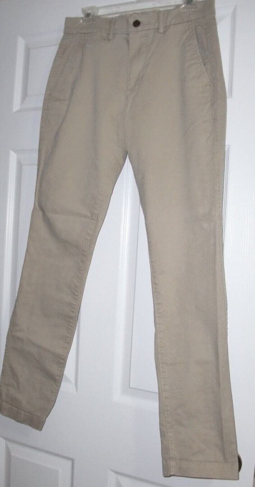 Men’s~GAP~ATHLETIC~BEIGE~98%Cotton/2%Spandeex~STRETCH~PANTS size 30″W x 32″L