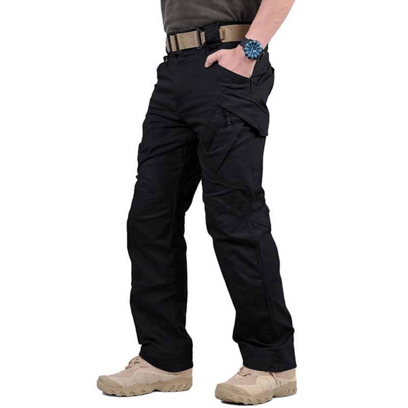 Men’s Tactical Cargo Pants Straight Fit Combat Work Trousers for Outdoor Hiking