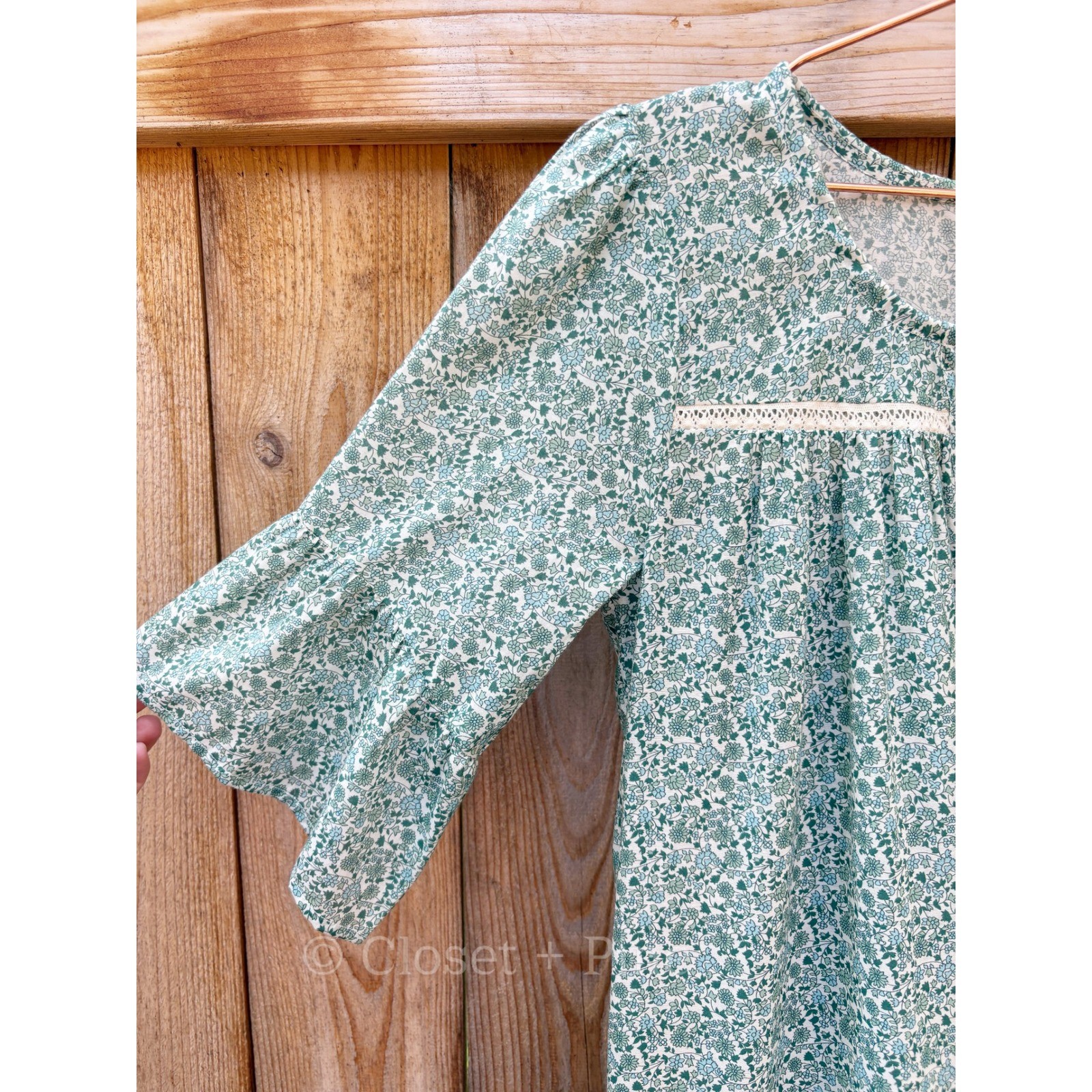 Christy Dawn The Corley Dress Mint Bloooming Meadow Size Small Floral Maxi Dress