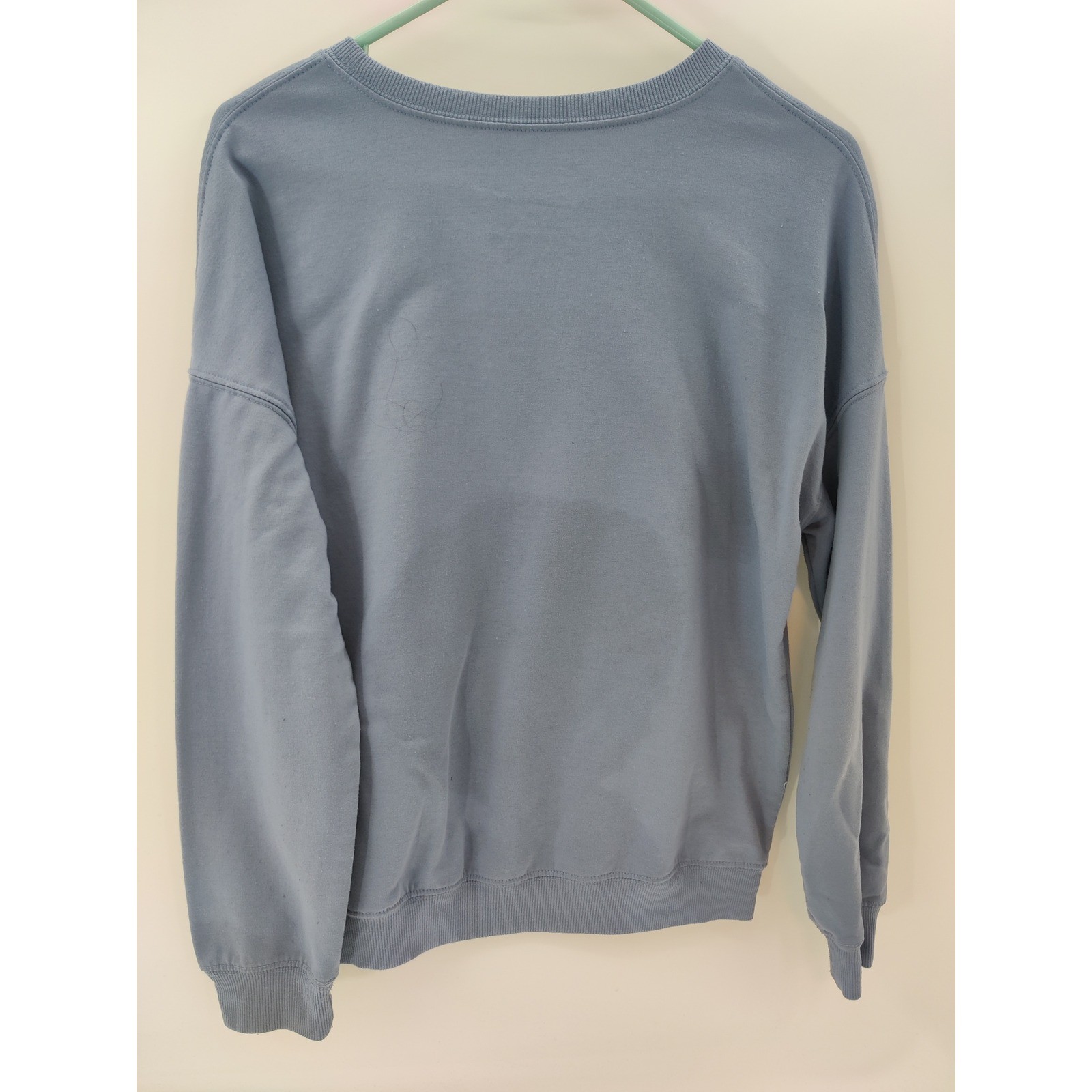 Sailor Moon Blue Crew Neck Sweatshirt Anime Cartoon Graphic Pullover Size S