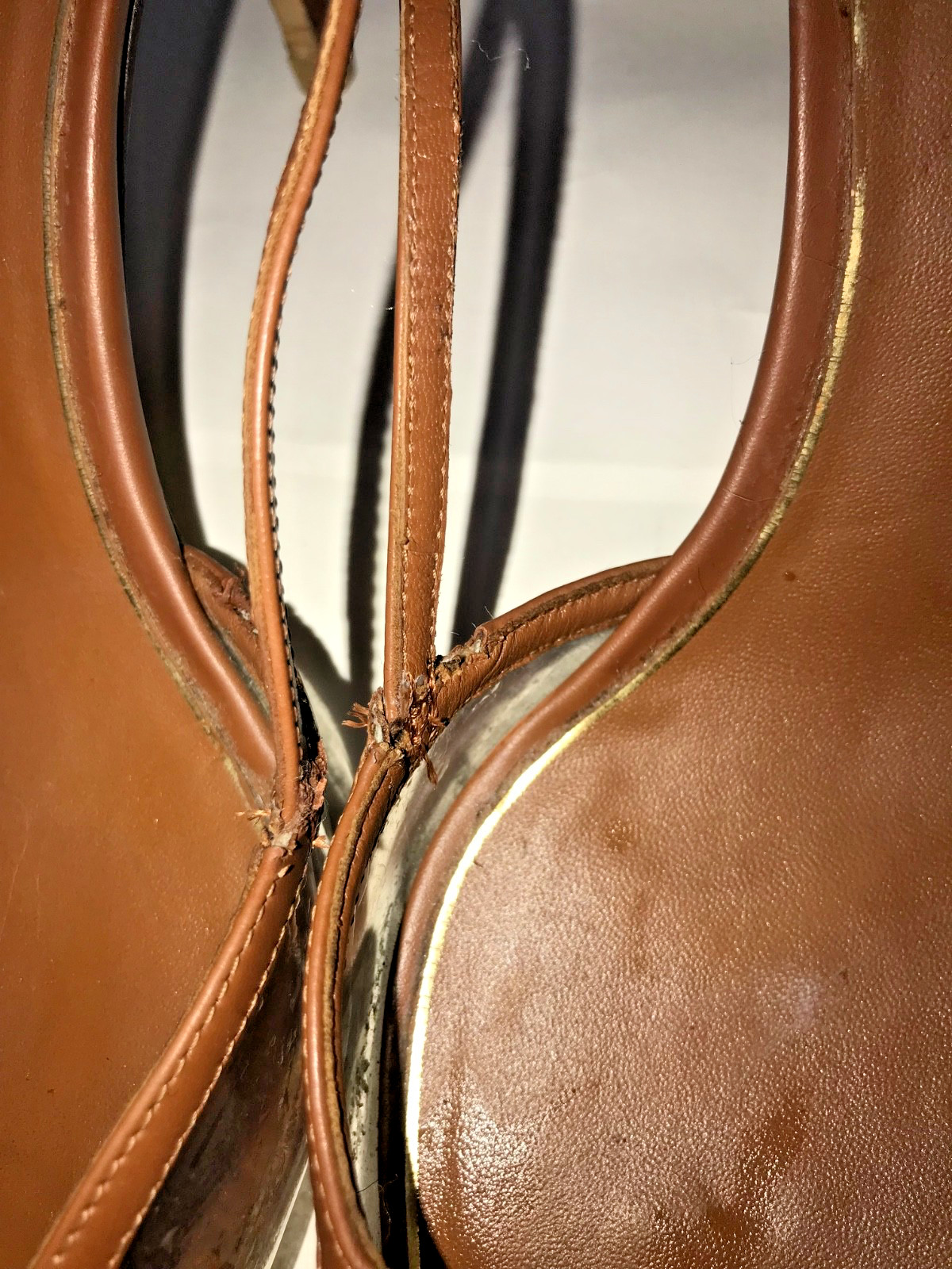 Valentino Garavani Vlogo Brown Pointed Toe Transparent Slingback Pump SZ 40