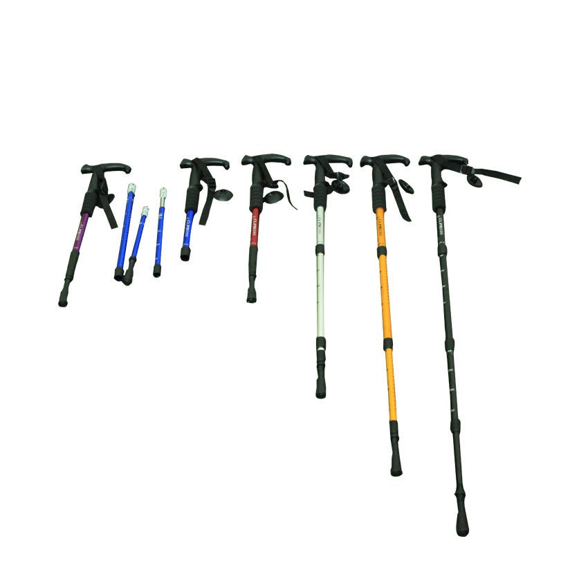 Trekking Poles Nordic Walking Hiking Sticks Anti-shock Adjustable Alpenstock