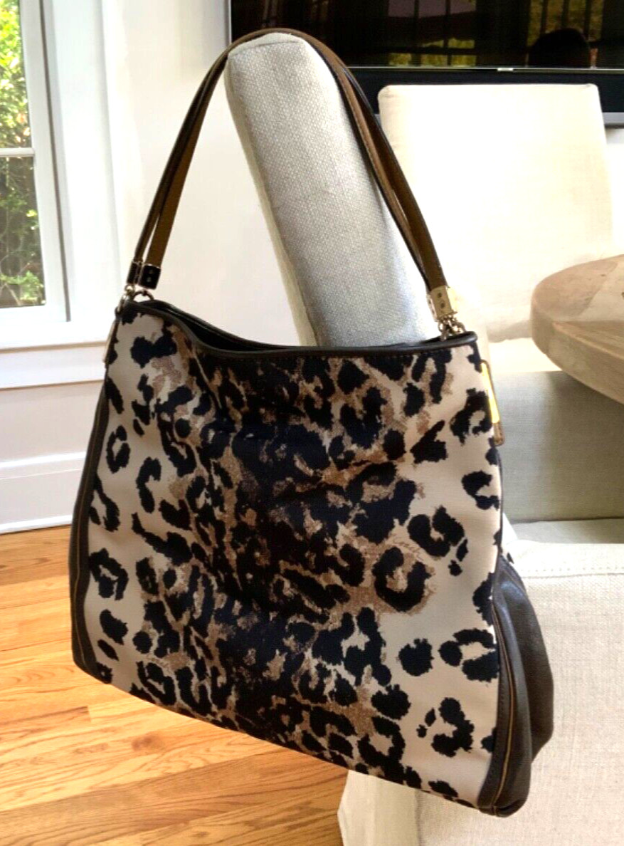 Coach Madison Ocelot Phoebe Shoulder Bag D1369-25209